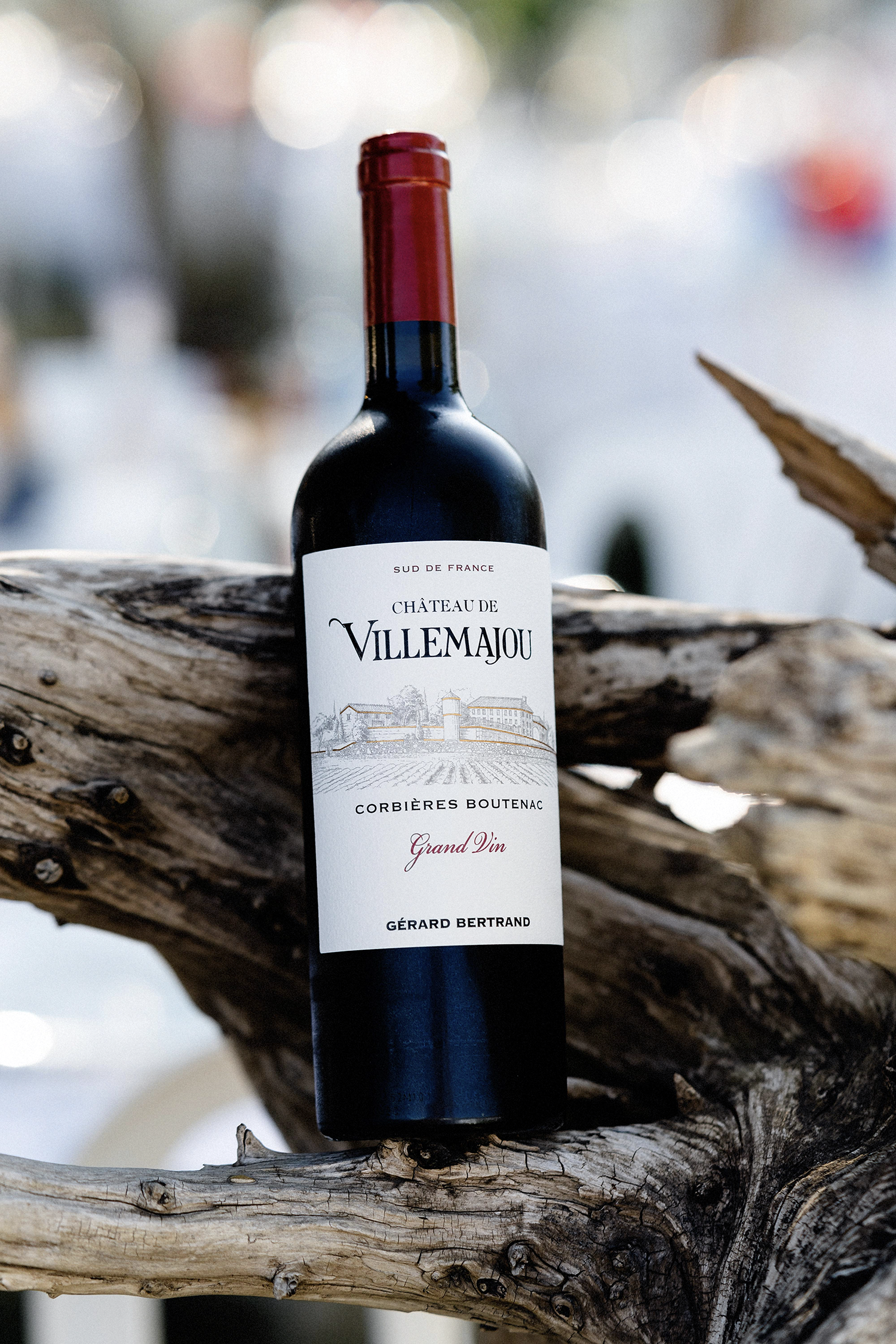 Château de Villemajou Grand Vin Rouge 2020 Magnum (1,5L) avec caisse en bois - Gérard Bertrand