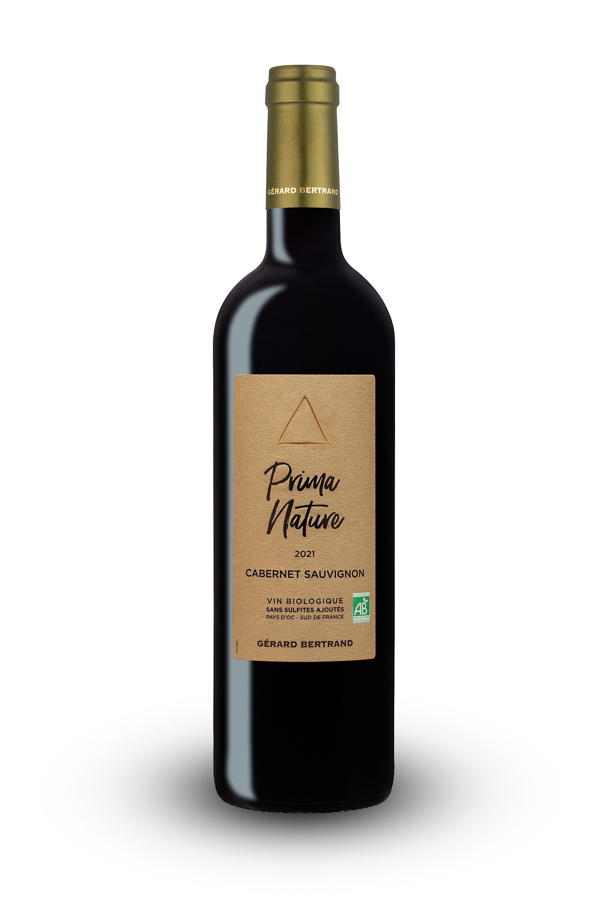 Prima Nature Cabernet Sauvignon 2022 75cl bio sans sulfites vegan - Gérard Bertrand