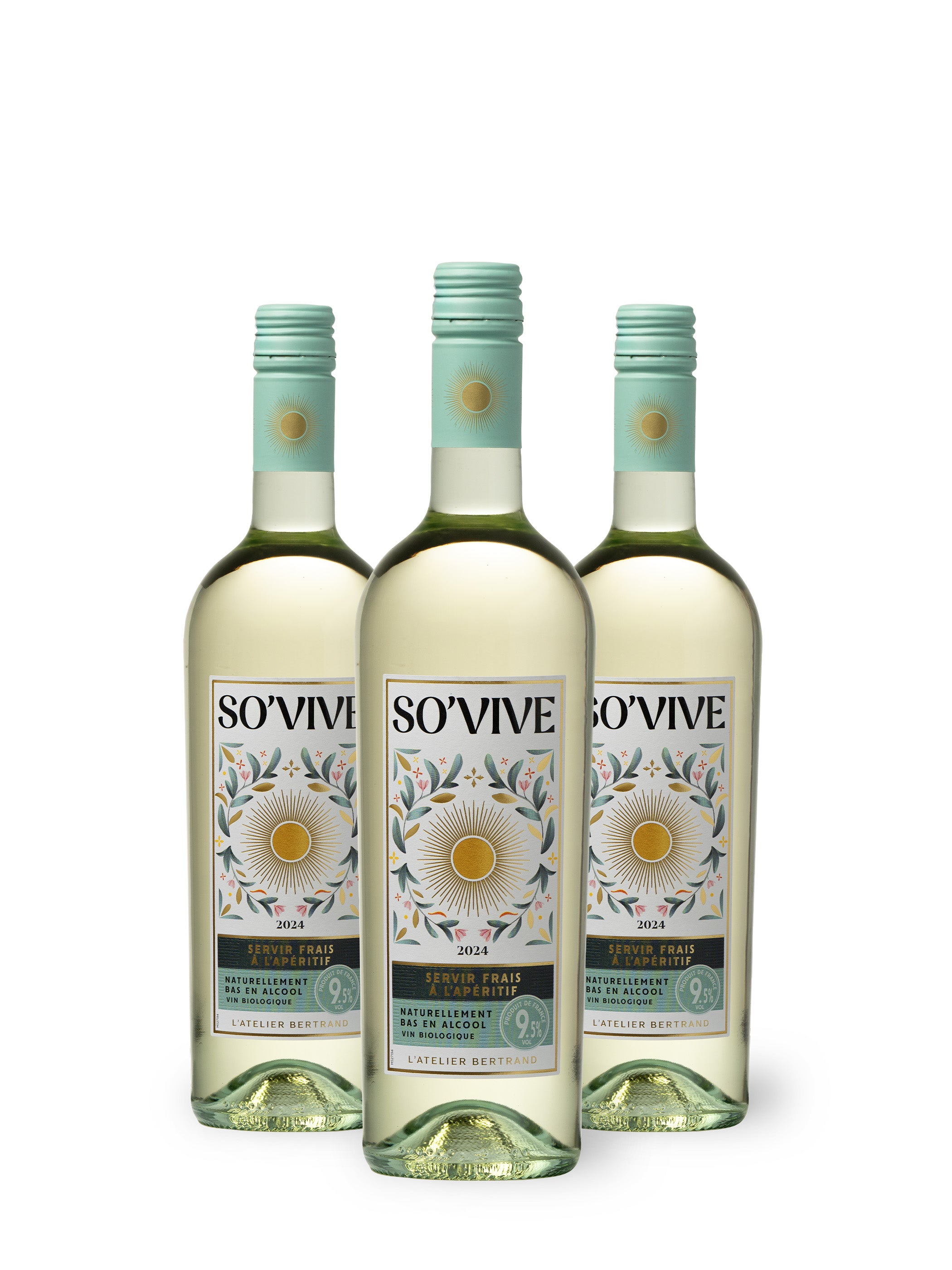 So’Vive 2024 Vin Blanc Bio 75cl
Lot 3 Bouteilles 75cl - Gérard Bertrand