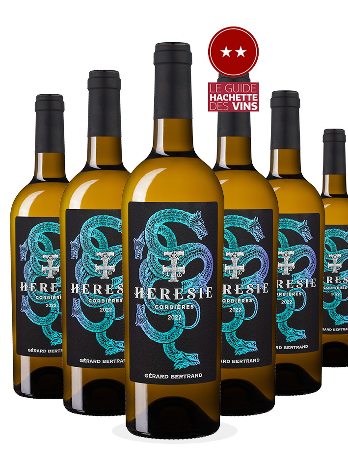Hérésie vin blanc corbières 2023 6x75cl - Gérard Bertrand
