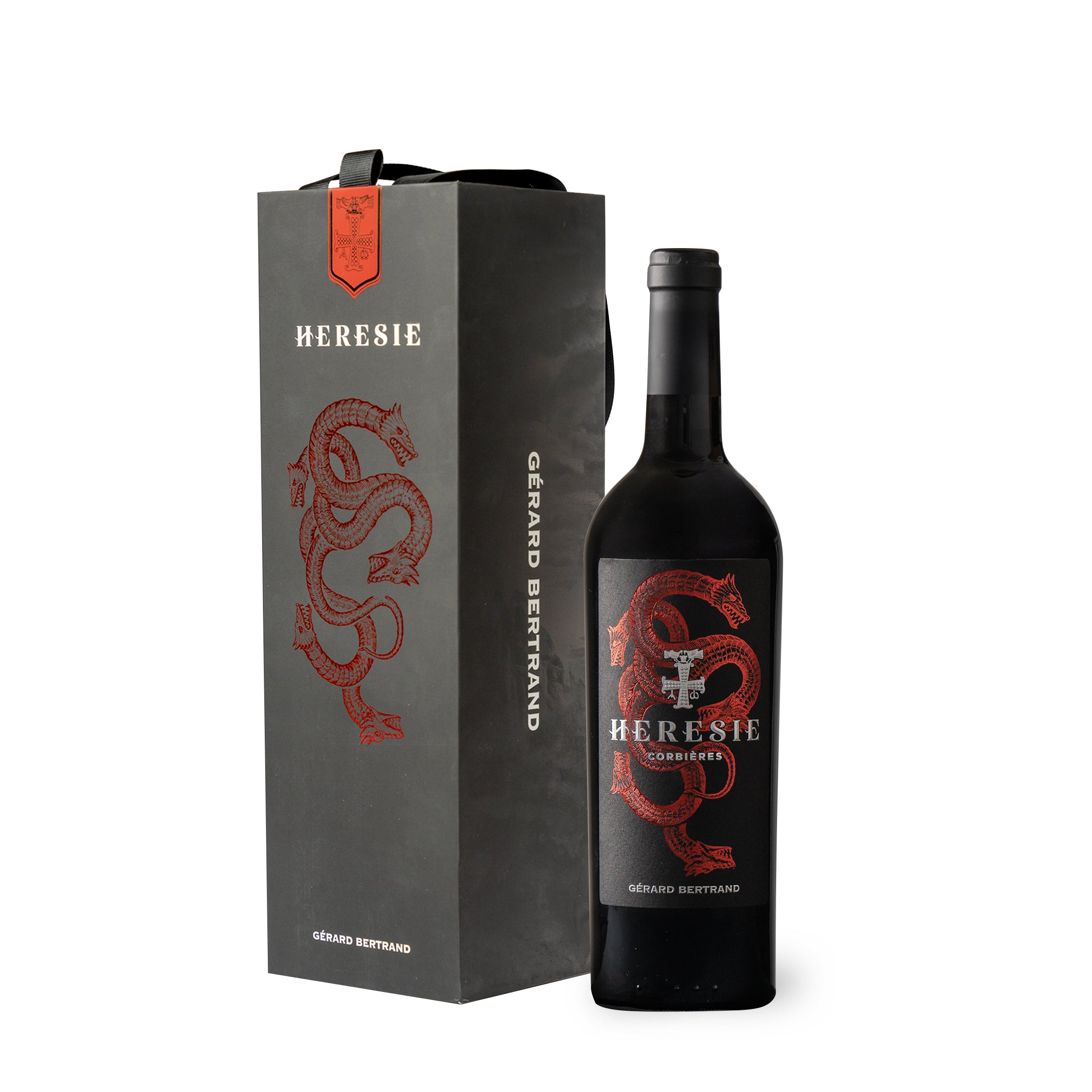 Etui cadeau Hérésie Rouge 2021 75cl - Gérard Bertrand