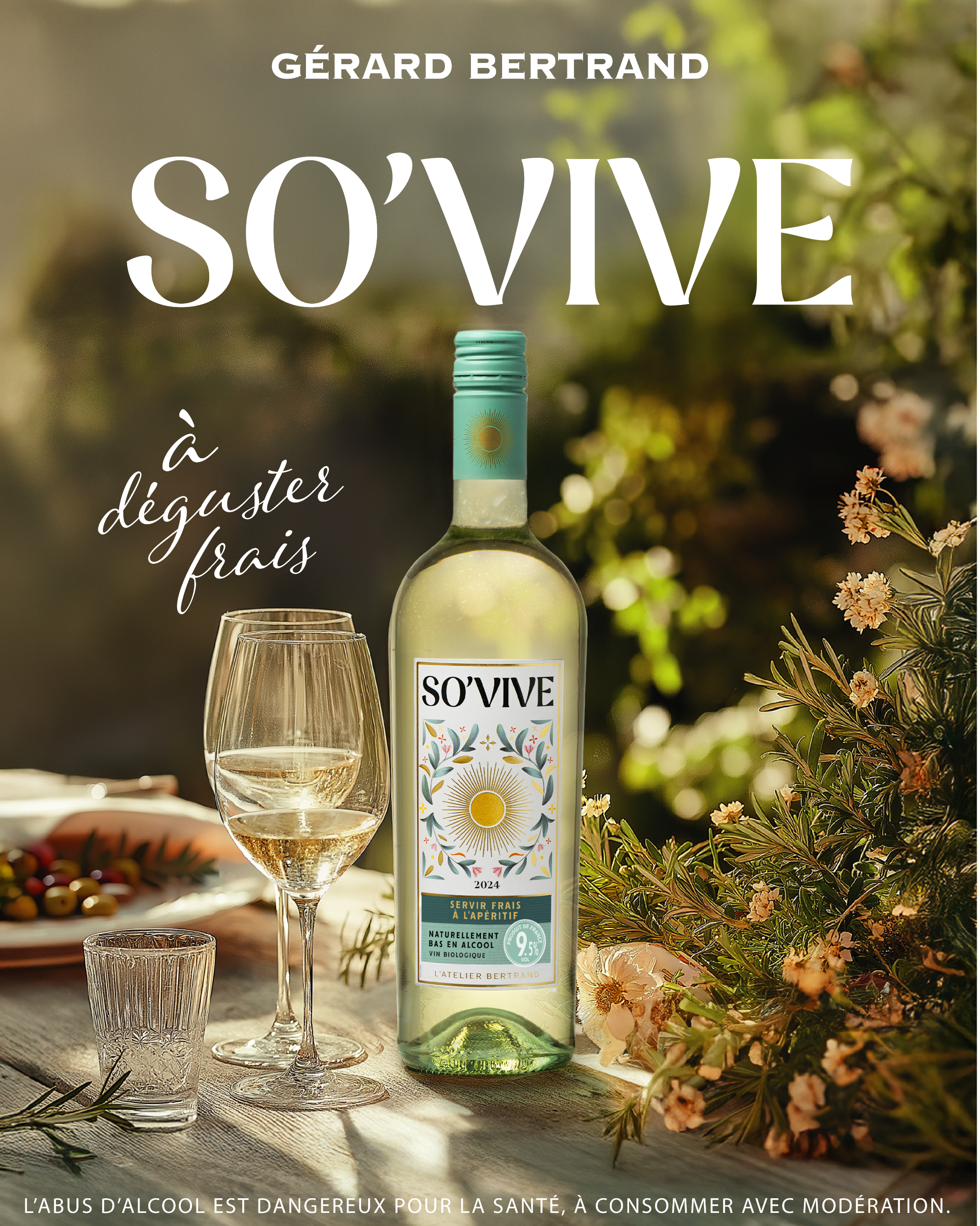 So'Vive Offre Spéciale 12 Bouteilles 75cl et Seau Offert - Gérard Bertrand
