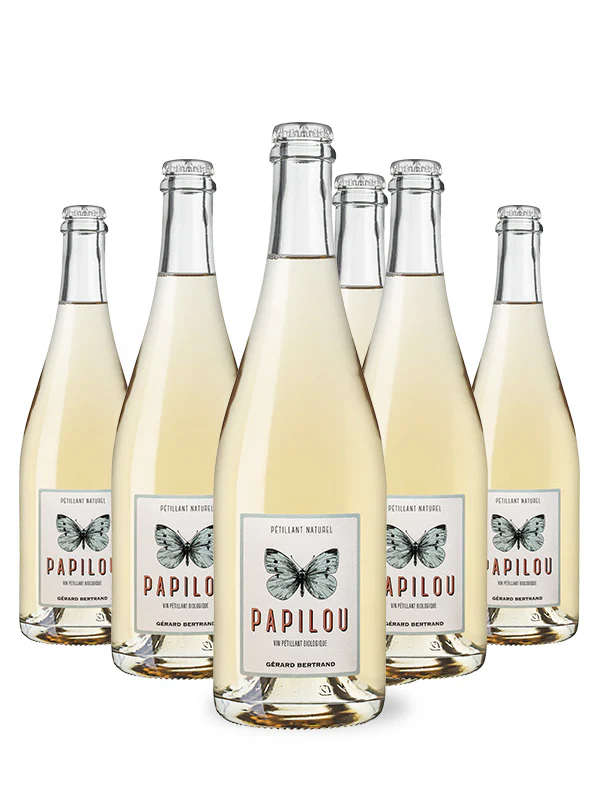 Papilou vin blanc pétillant naturel bio 2023 Lot 6 Bouteilles 75cl - Gérard Bertrand