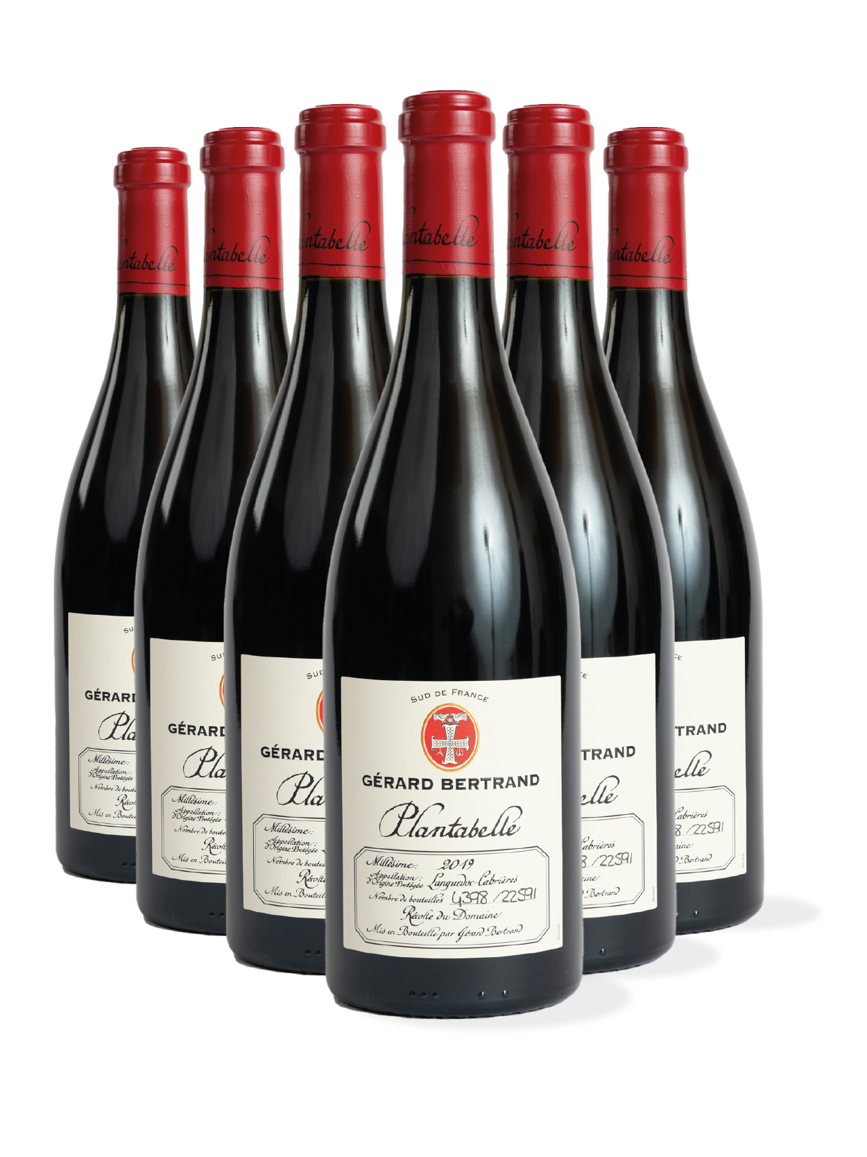 Plantabelle 2019 Caisse en Bois 6 Bouteilles 75cl - Gérard Bertrand
