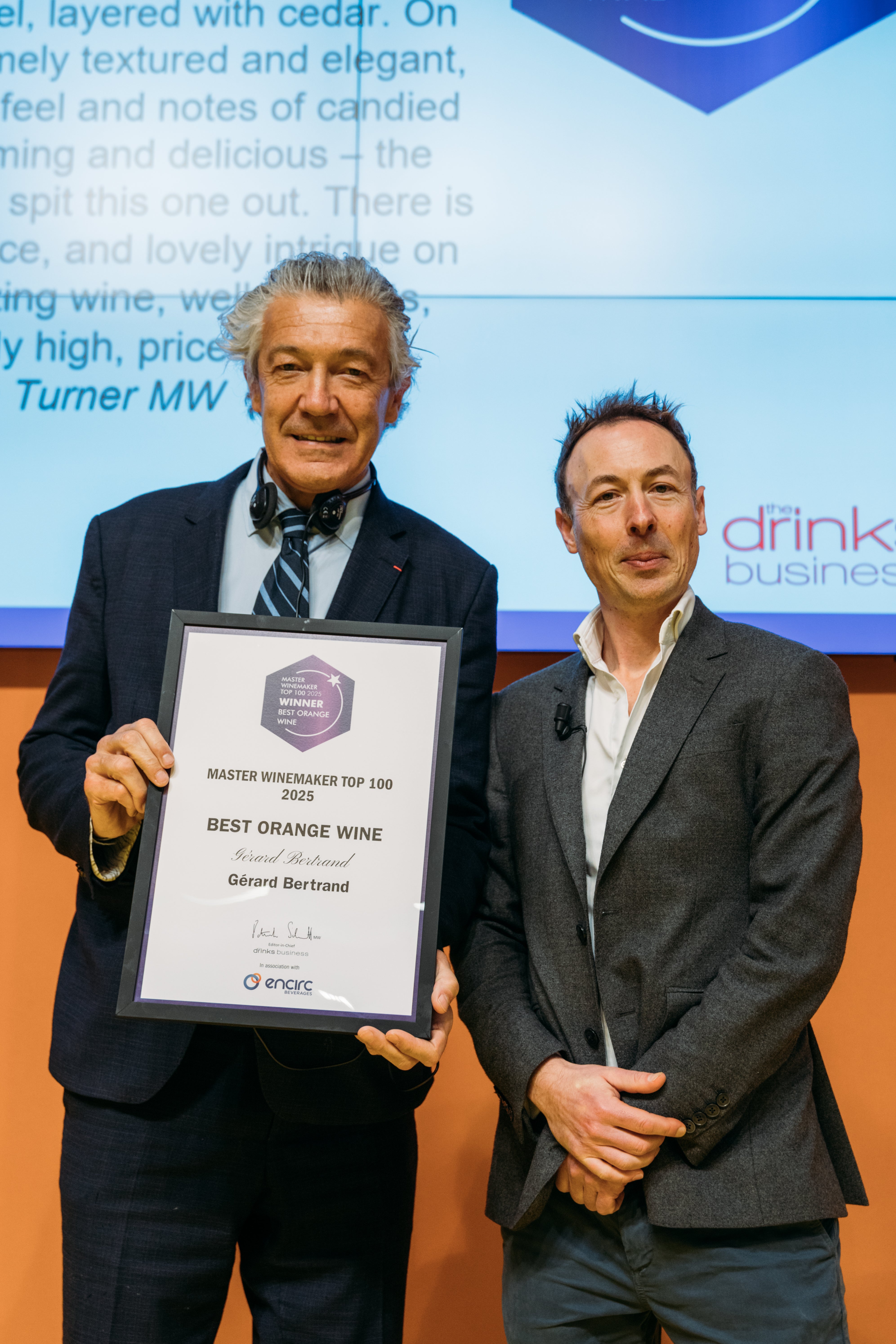 Gérard Bertrand pour la 3ème année consécutive dans le classement des Master Winemaker TOP 100 du magazine The Drinks Business