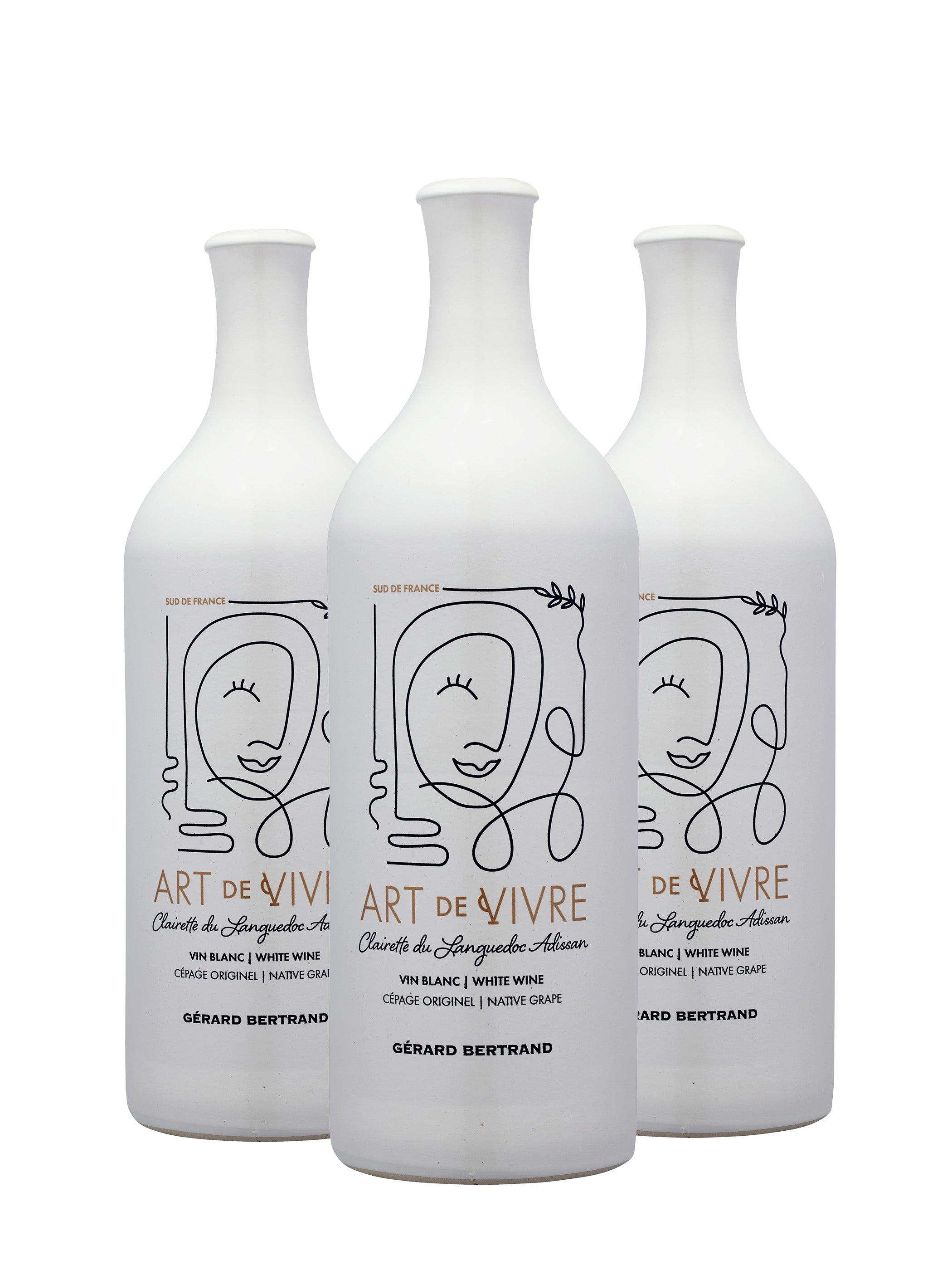 Art de Vivre blanc Clairette du Languedoc Adissan 2023 Lot 3 bouteilles 75cl - Gérard Bertrand