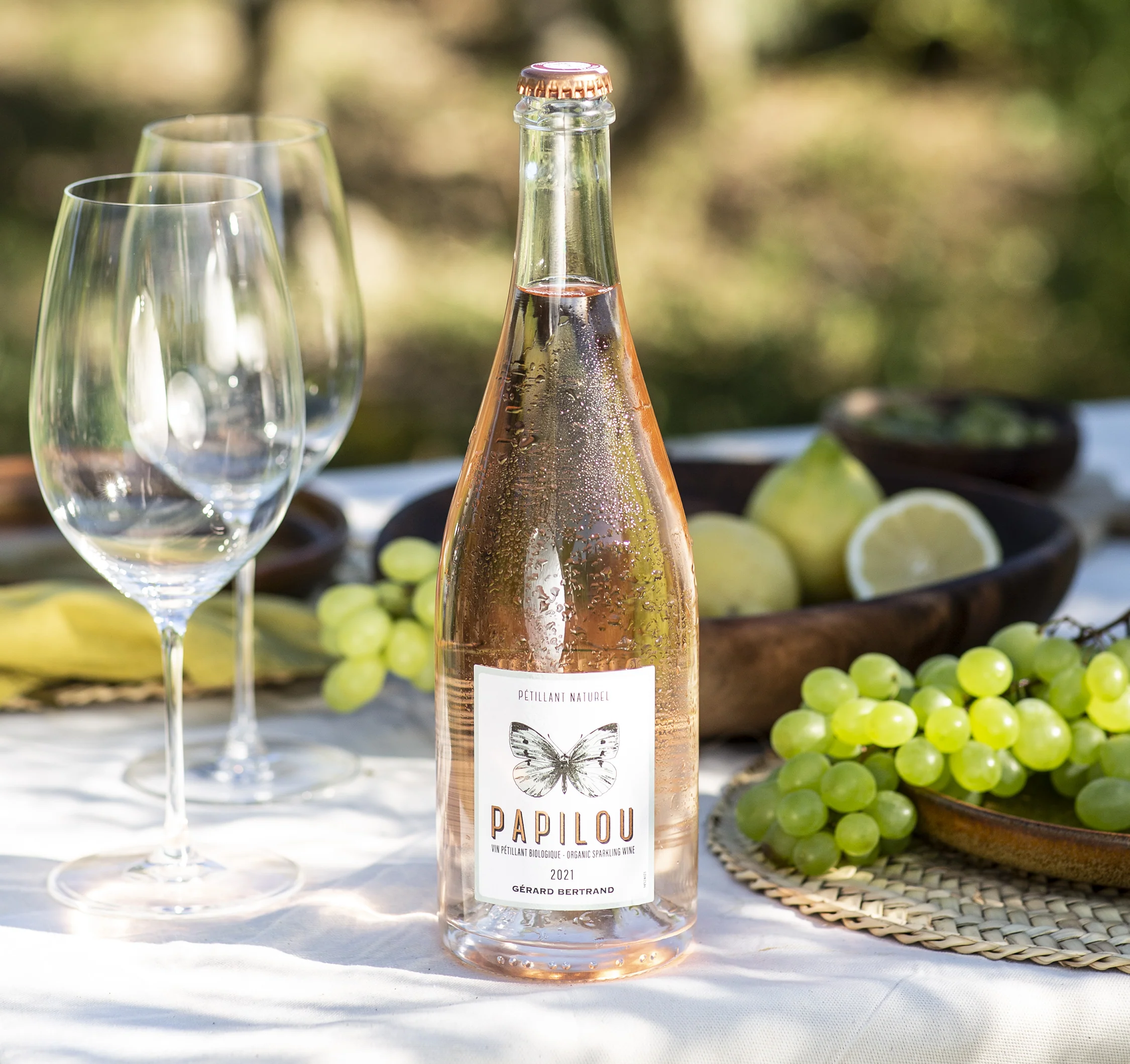 Papilou vin Pétillant Naturel rosé 2023 Lot 3 Bouteilles 75cl - Gérard Bertrand