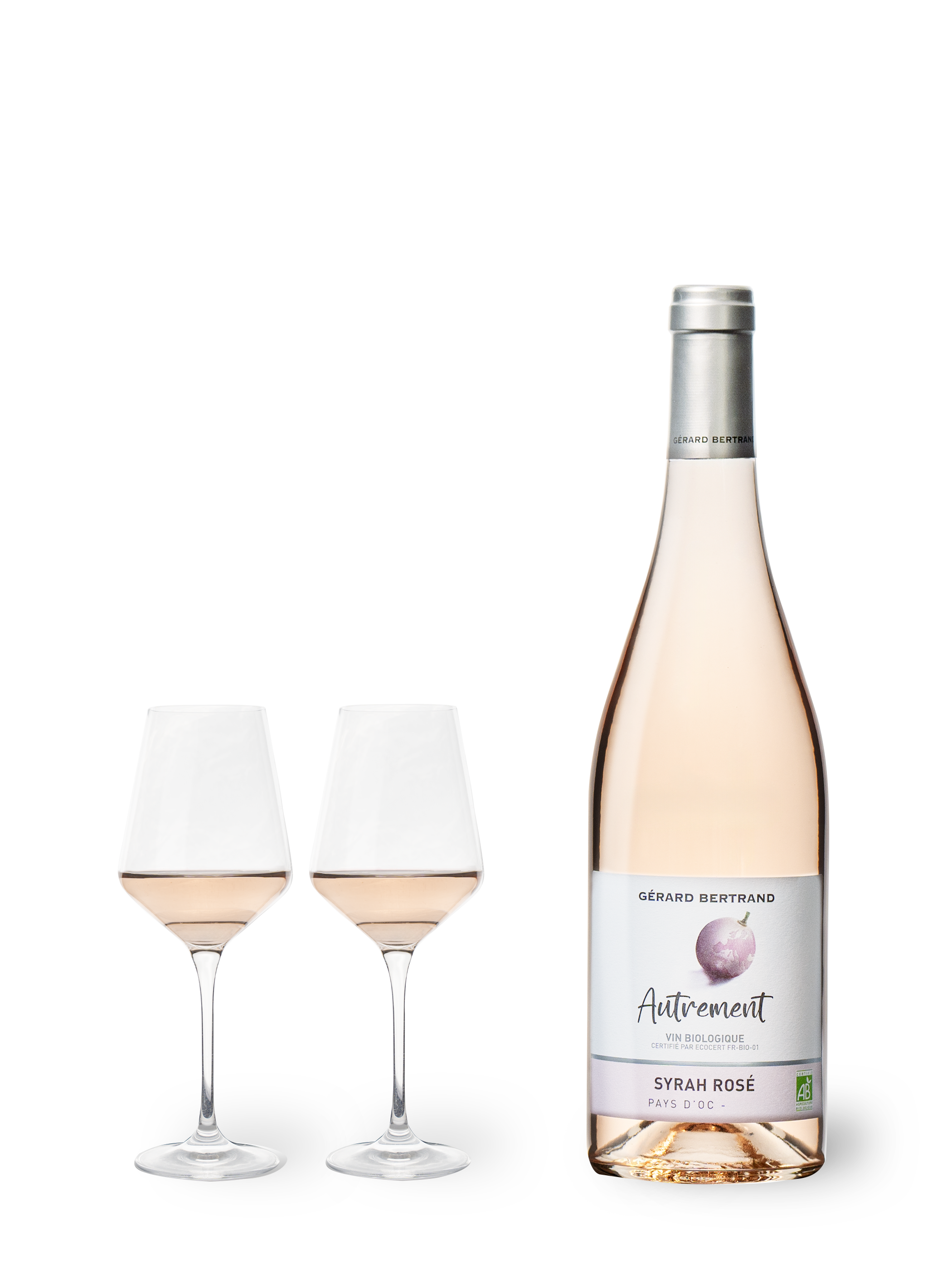 Autrement Syrah rosé 2024 Lot 6 Bouteilles 75cl - Gérard Bertrand