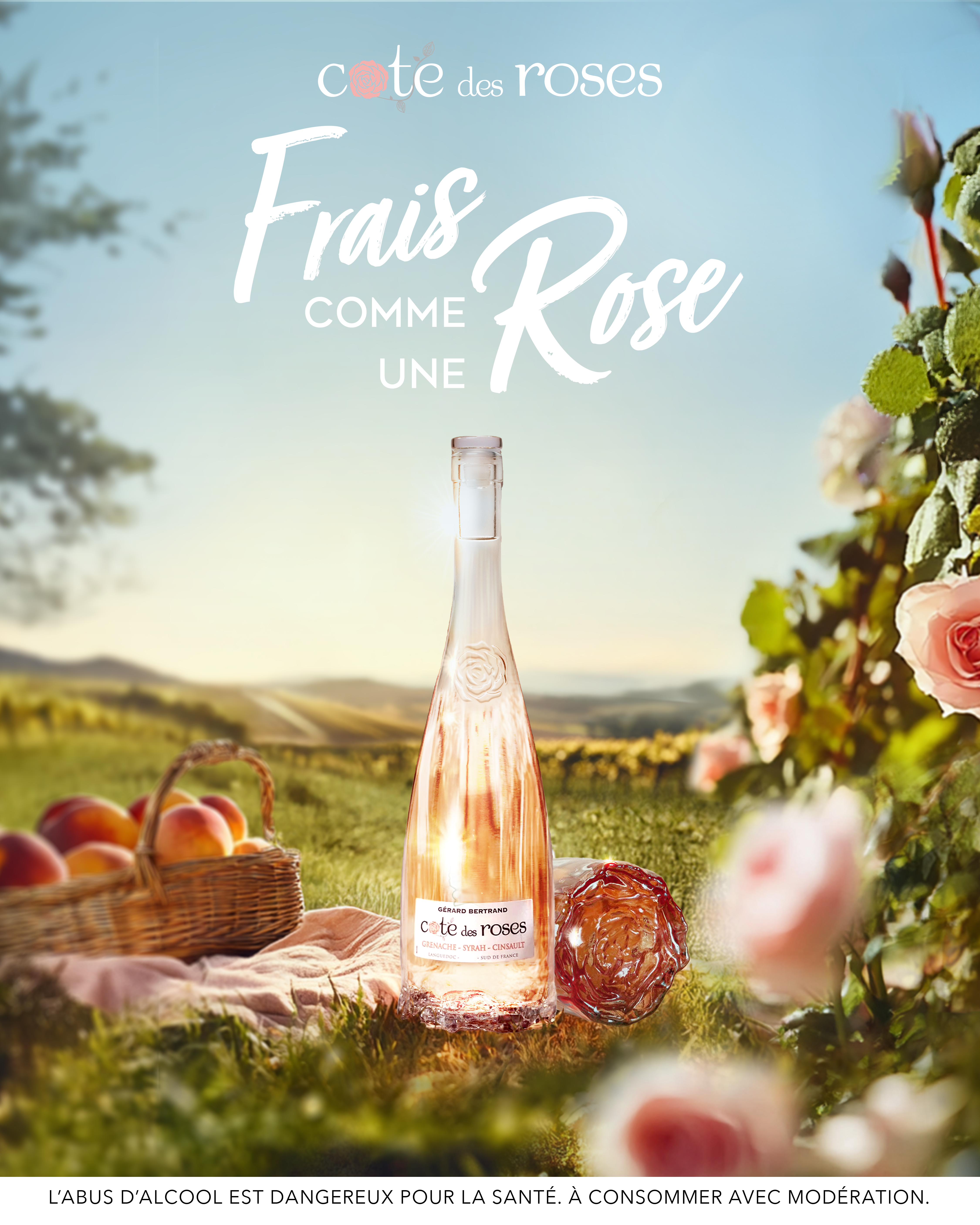 Cote des Roses rosé 2025 75cl - Gérard Bertrand