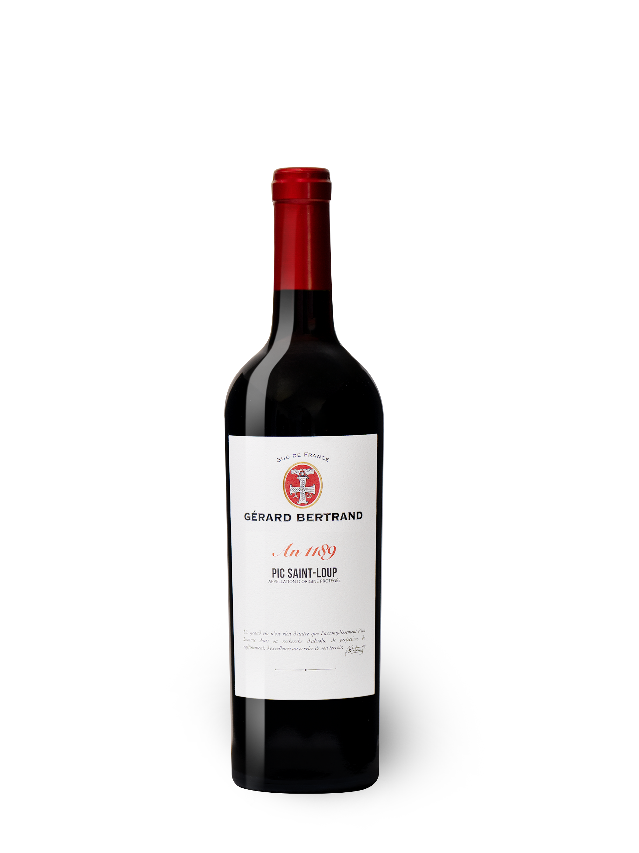 Héritage "An 1189" Pic Saint Loup 2024 75cl vin rouge - Gérard Bertrand