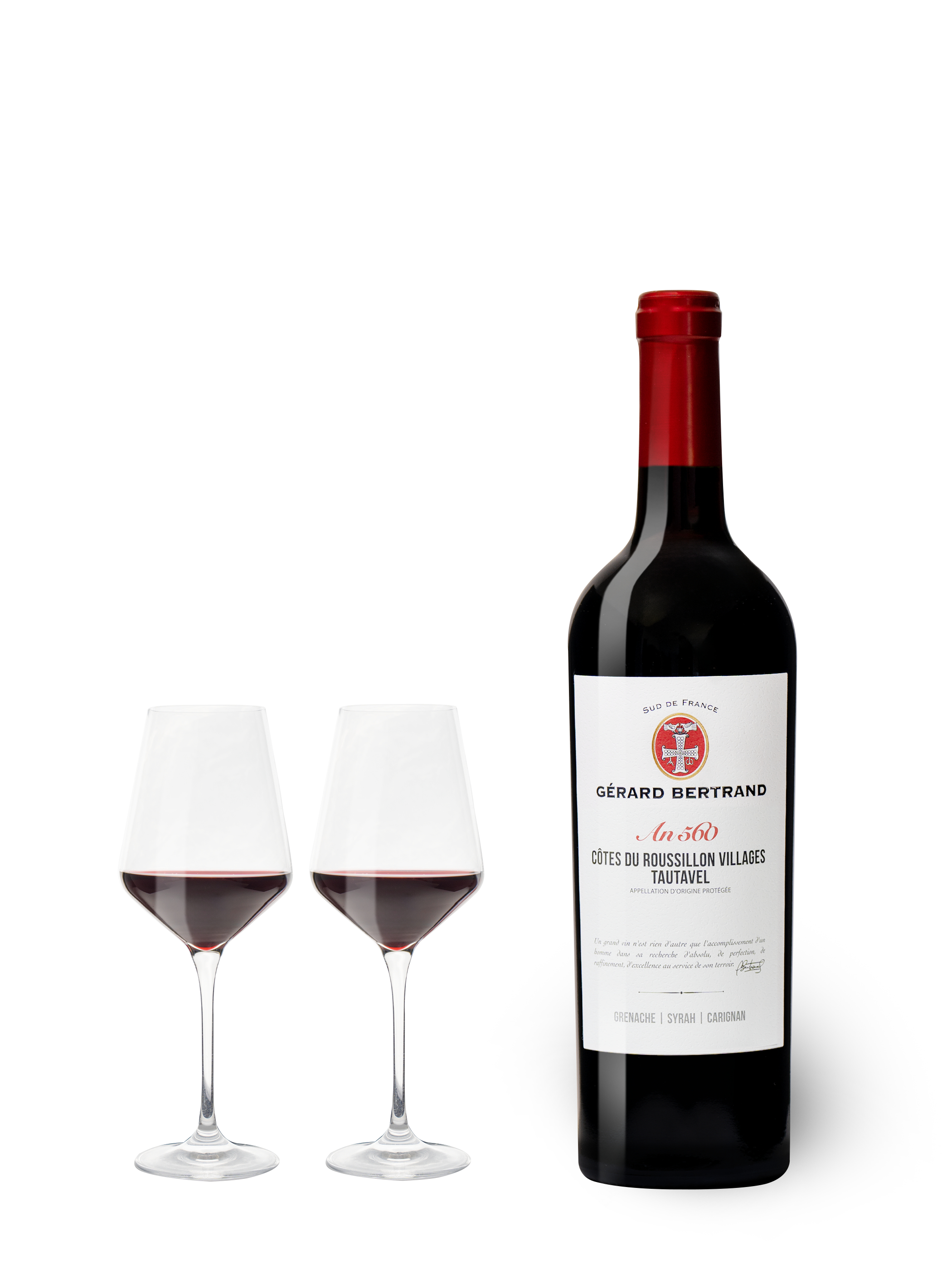 Héritage "An 560" rouge 2022 Tautavel 75cl - Gérard Bertrand