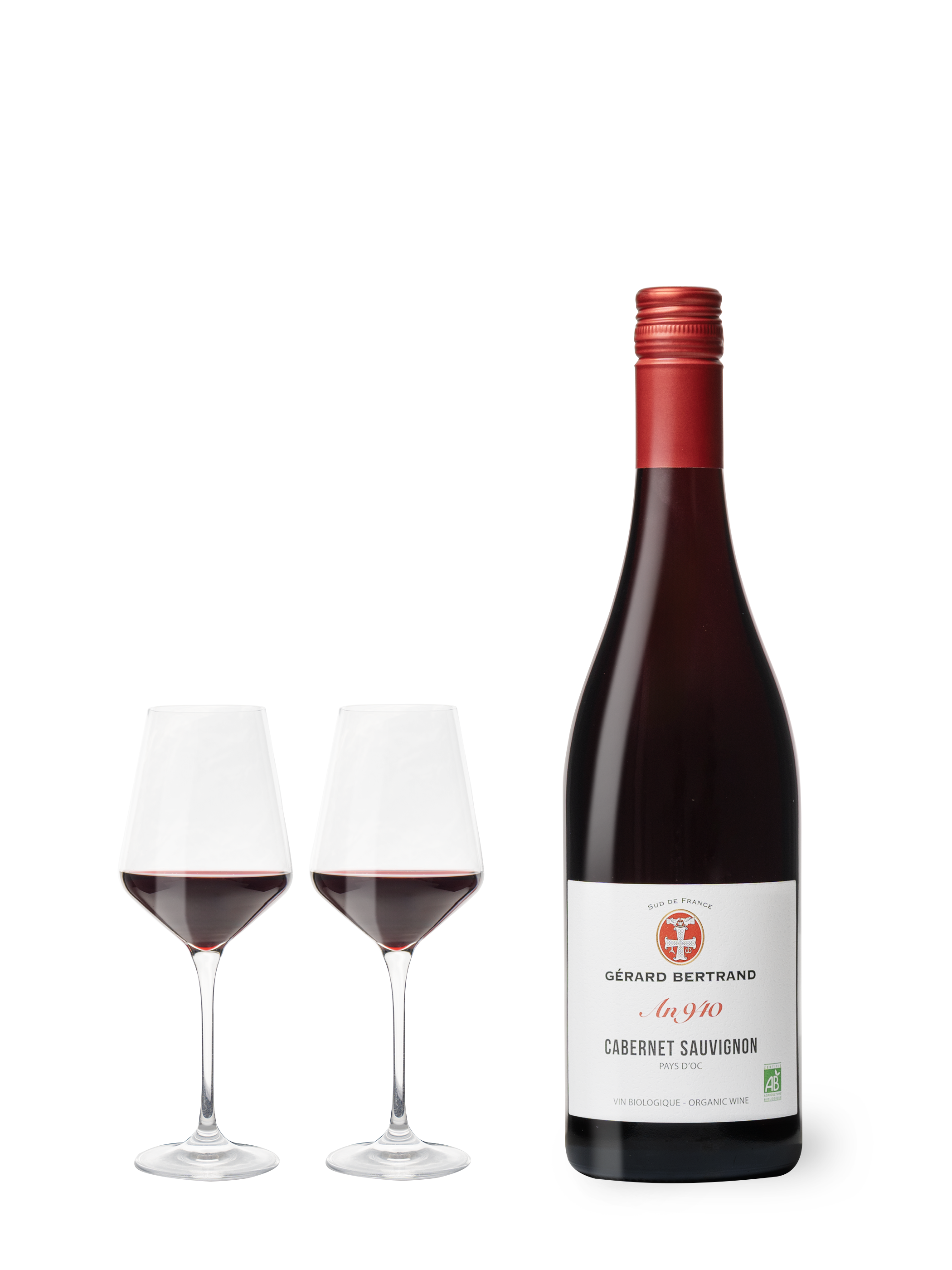 Héritage "An 940" Cabernet Sauvignon 2022 75cl Bio - Gérard Bertrand