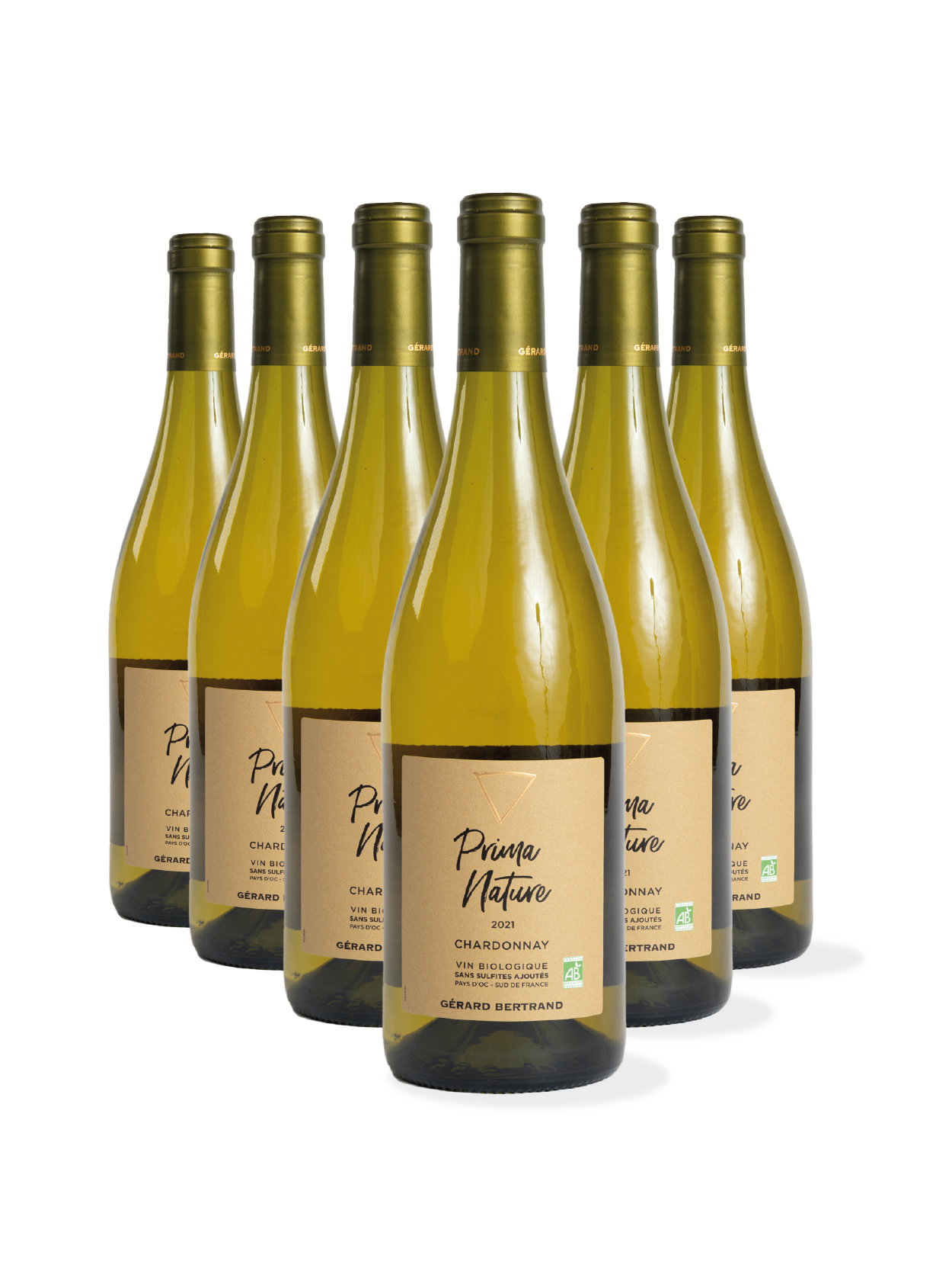 Prima Nature chardonnay 2022 vin bio sans sulfites