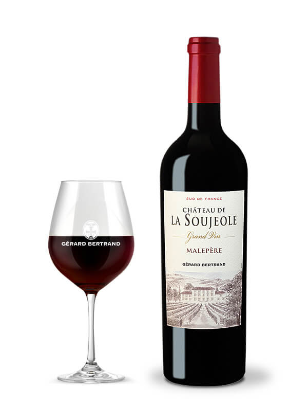 Château La Soujeole Grand Vin Rouge 75cl 2019 lot de 6 bouteilles avec caisse bois - Gérard Bertrand