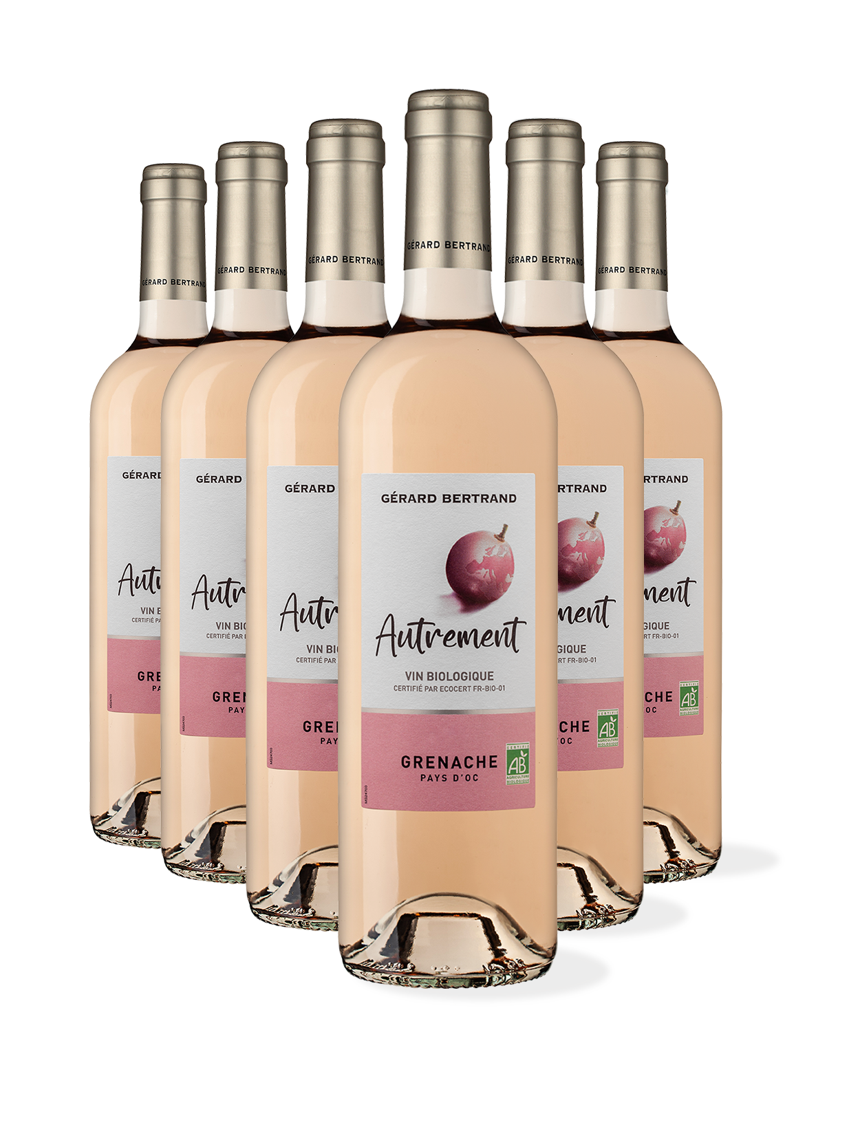 Autrement Grenache rosé 2024 Lot 6 bouteilles 75cl - Gérard Bertrand 