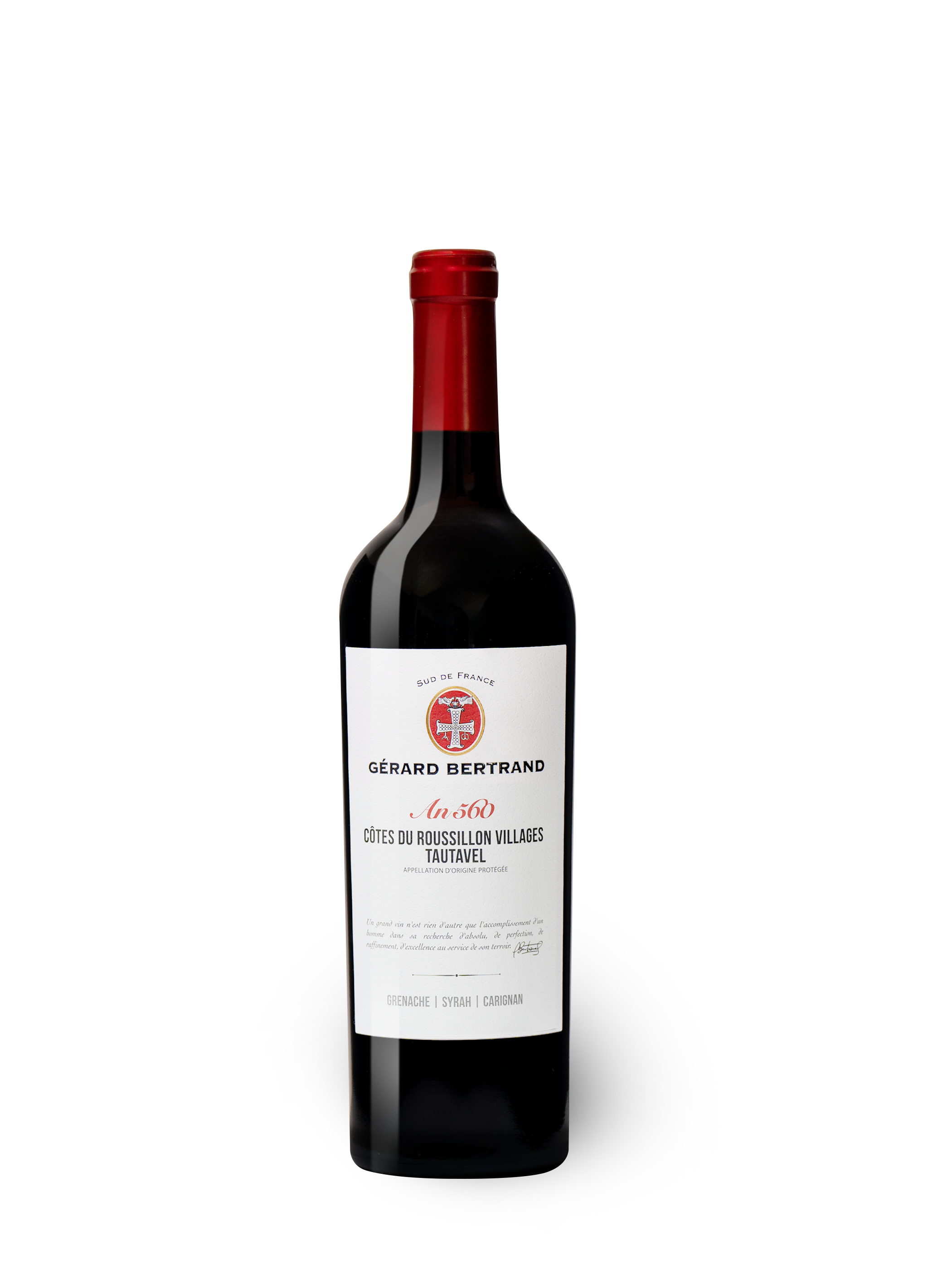 Héritage "An 560" rouge 2022 Tautavel 75cl - Gérard Bertrand 