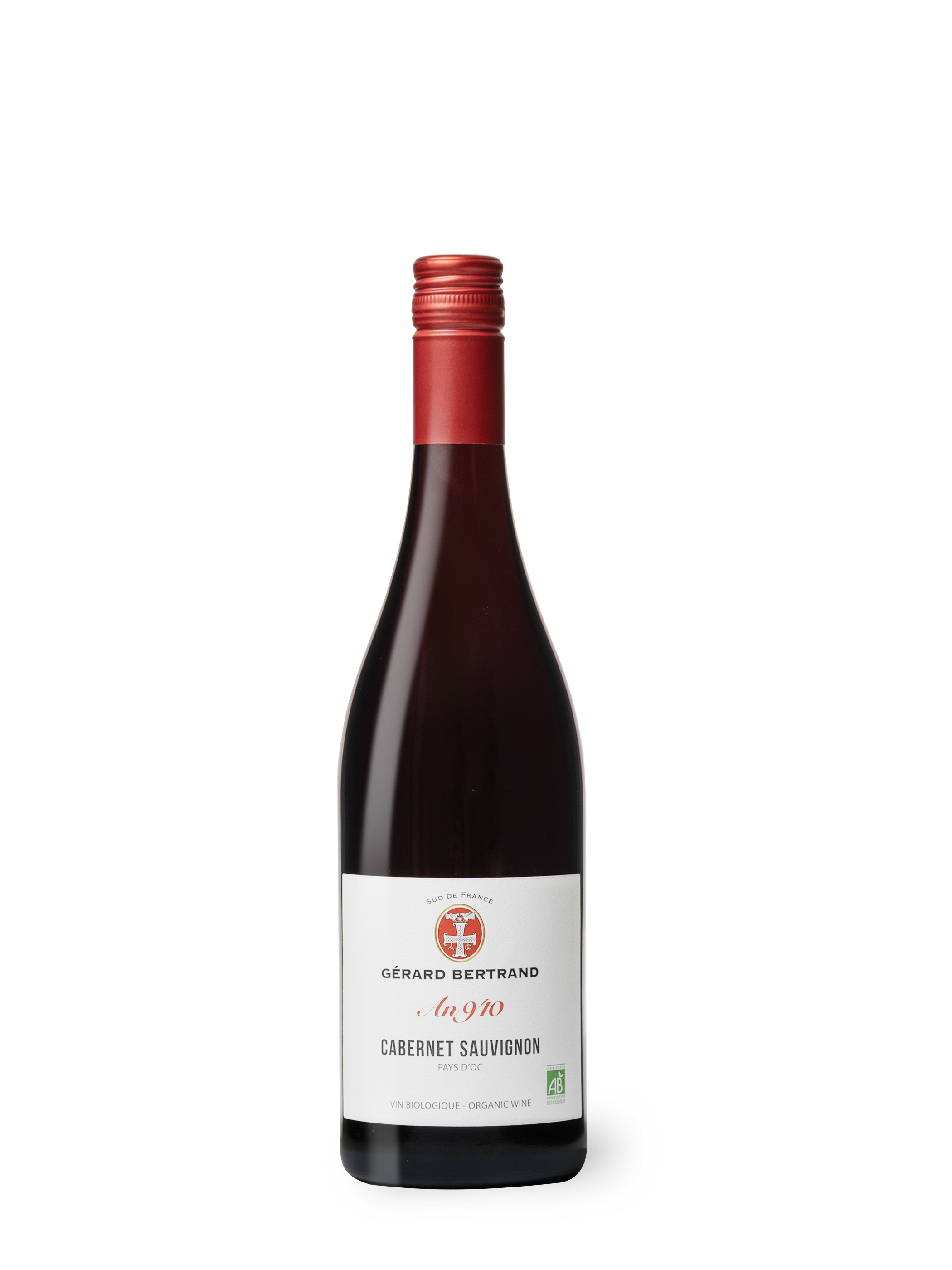 Héritage "An 940" Cabernet Sauvignon 2022 75cl Bio - Gérard Bertrand 