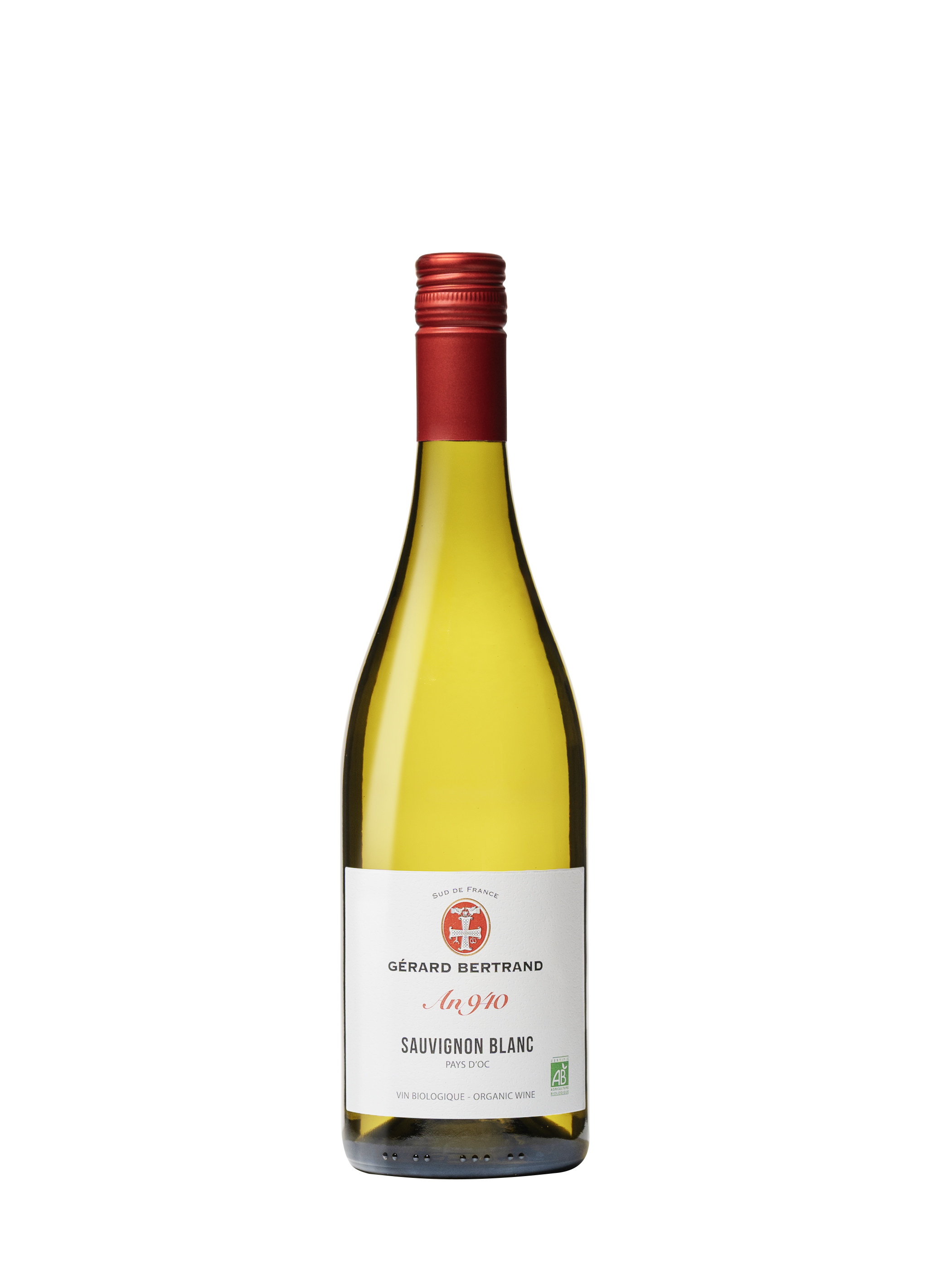 Héritage "An 940" Sauvignon Blanc 2024 75cl vin blanc bio Pays d'Oc - Gérard Bertrand 