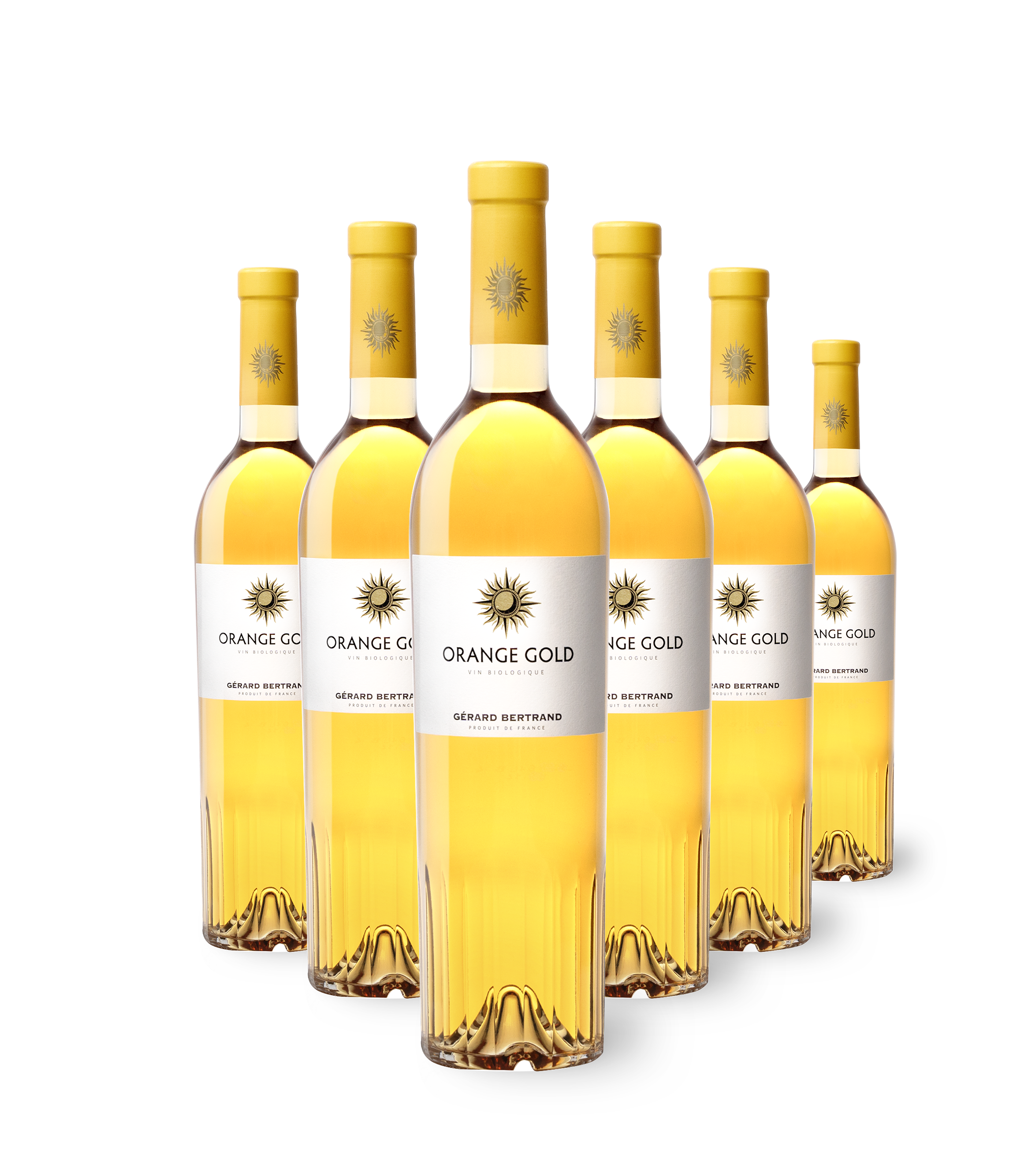 Orange Gold vin orange biologique 2022 Lot 6 Bouteilles 75cl - Gérard Bertrand 