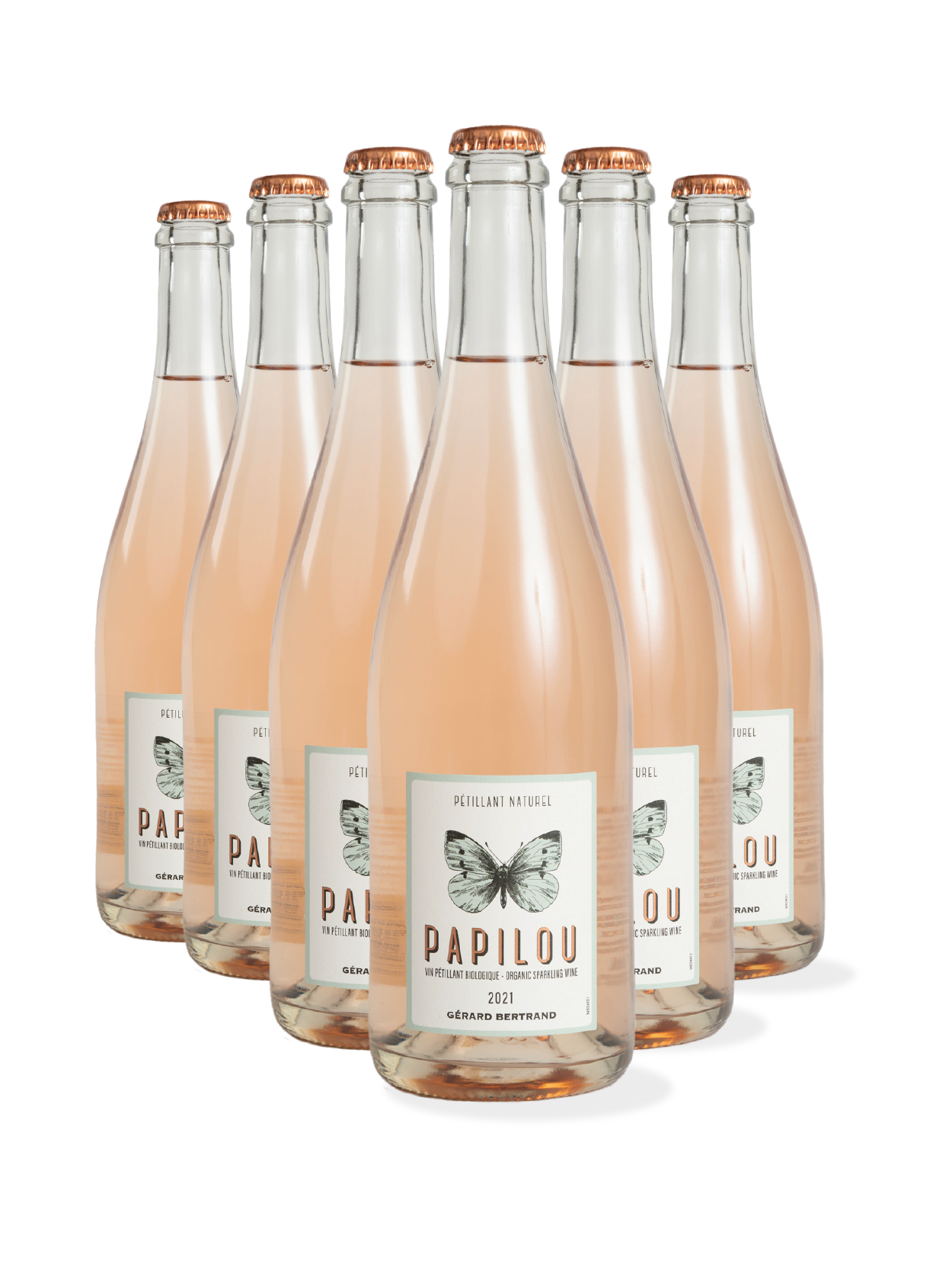 Papilou vin Pétillant Naturel rosé 2023 Lot 6 Bouteilles 75cl - Gérard Bertrand 