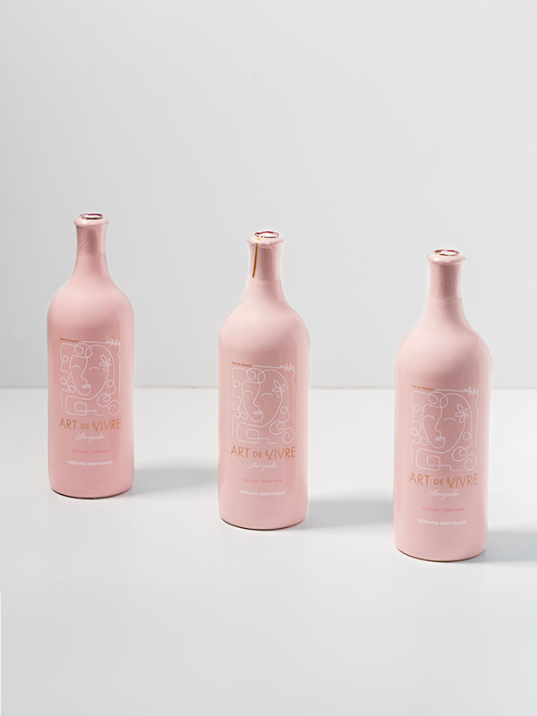 Art de Vivre vin rosé AOP Languedoc 75cl 2024 3 bouteilles et son coffret - Gérard Bertrand 