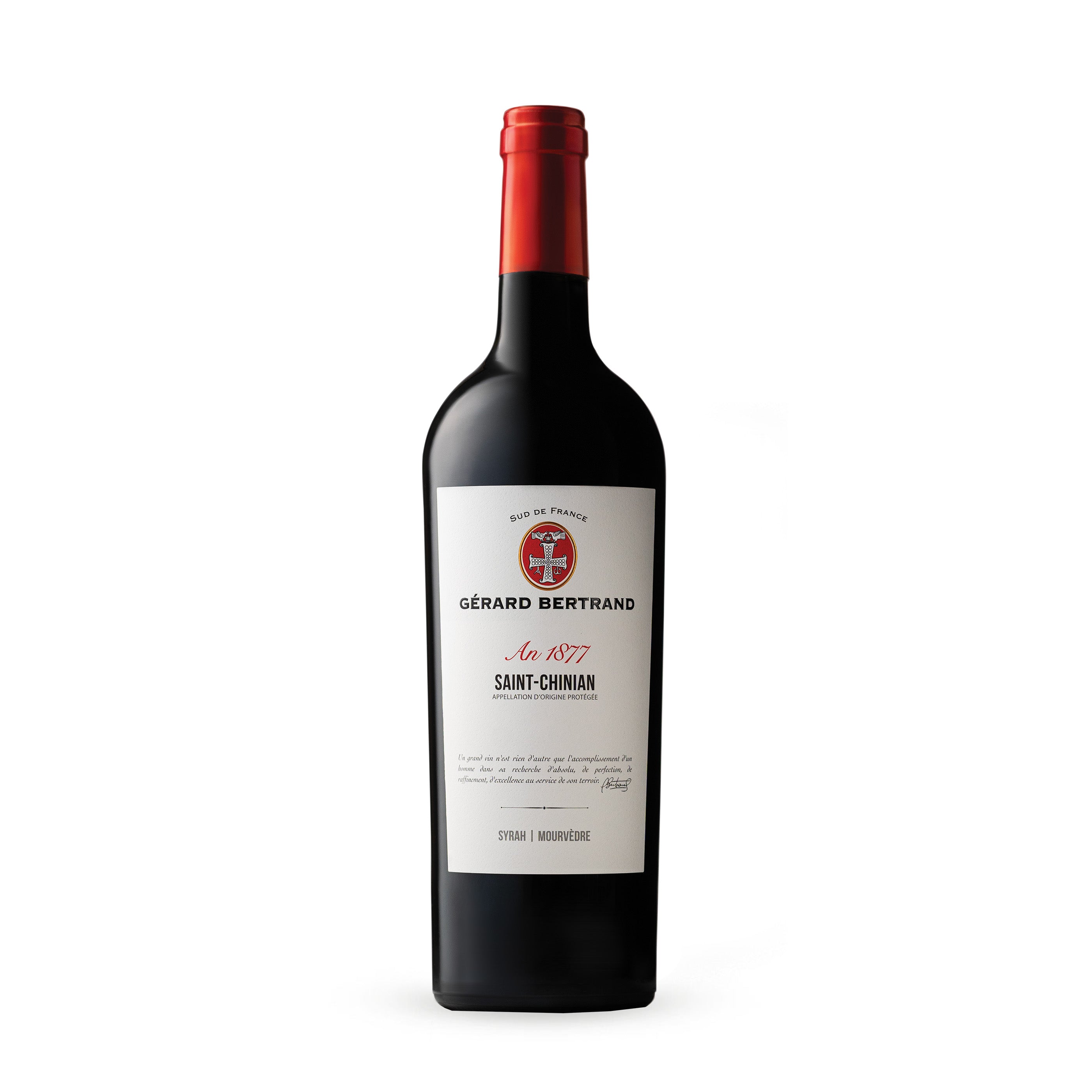 Héritage "An 1877" rouge Saint Chinian 2019 Magnum - Gérard Bertrand 