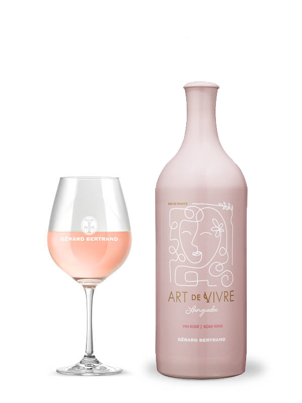 Art de Vivre vin rosé AOP Languedoc lot 6 bouteilles 75cl - Gérard Bertrand 