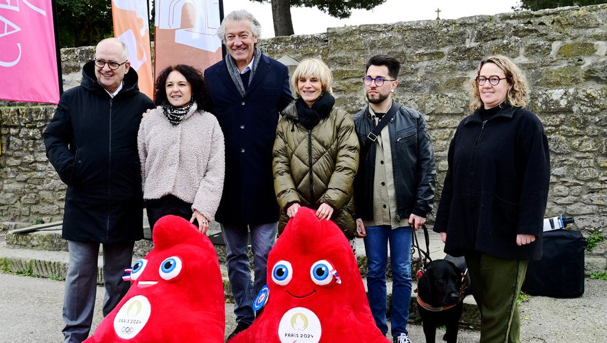 Gérard Bertrand, relayeur de la Flamme Olympique