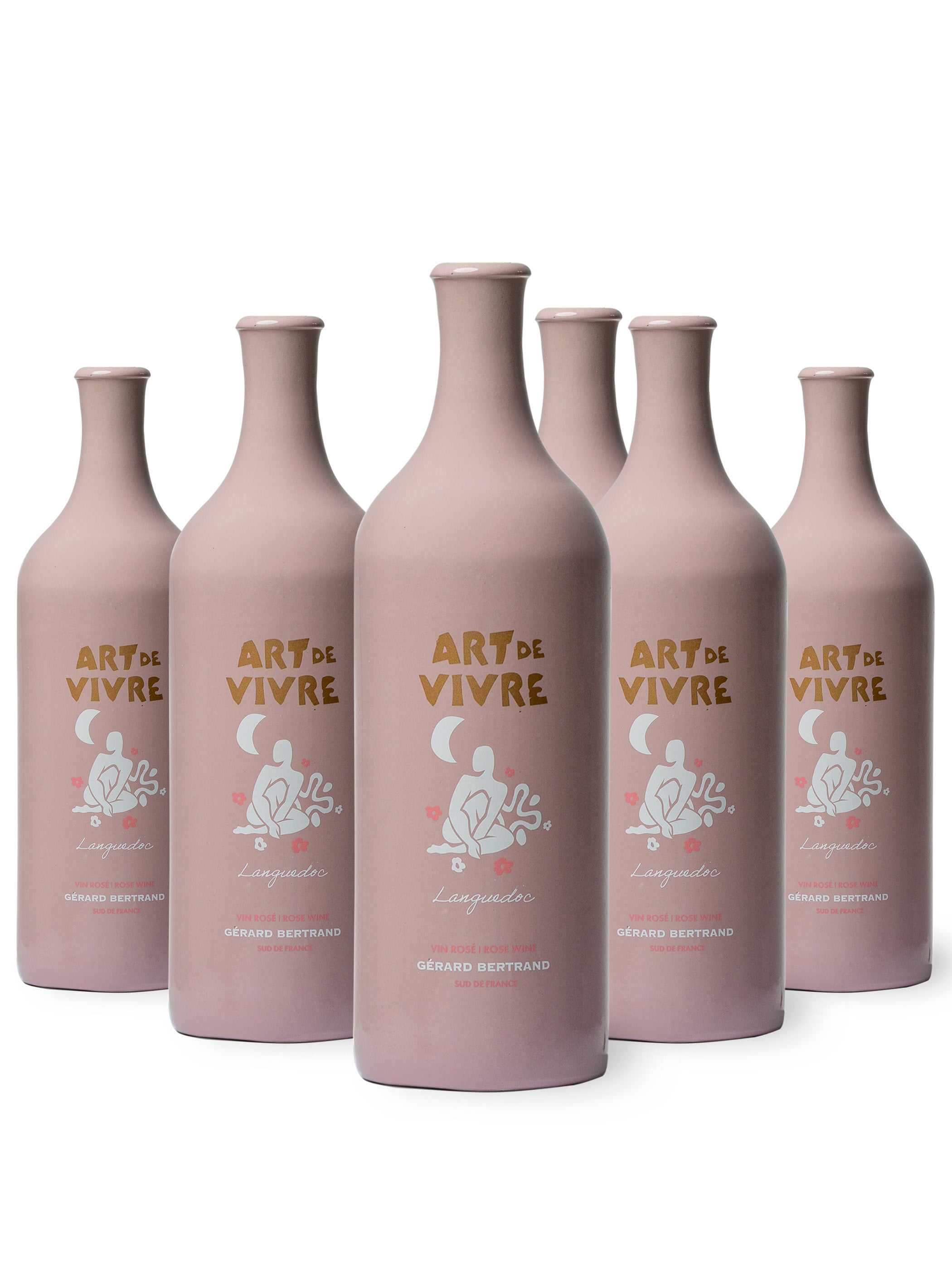 Art de Vivre vin rosé 2024 AOP Languedoc lot 6 bouteilles 75cl - Gérard Bertrand 