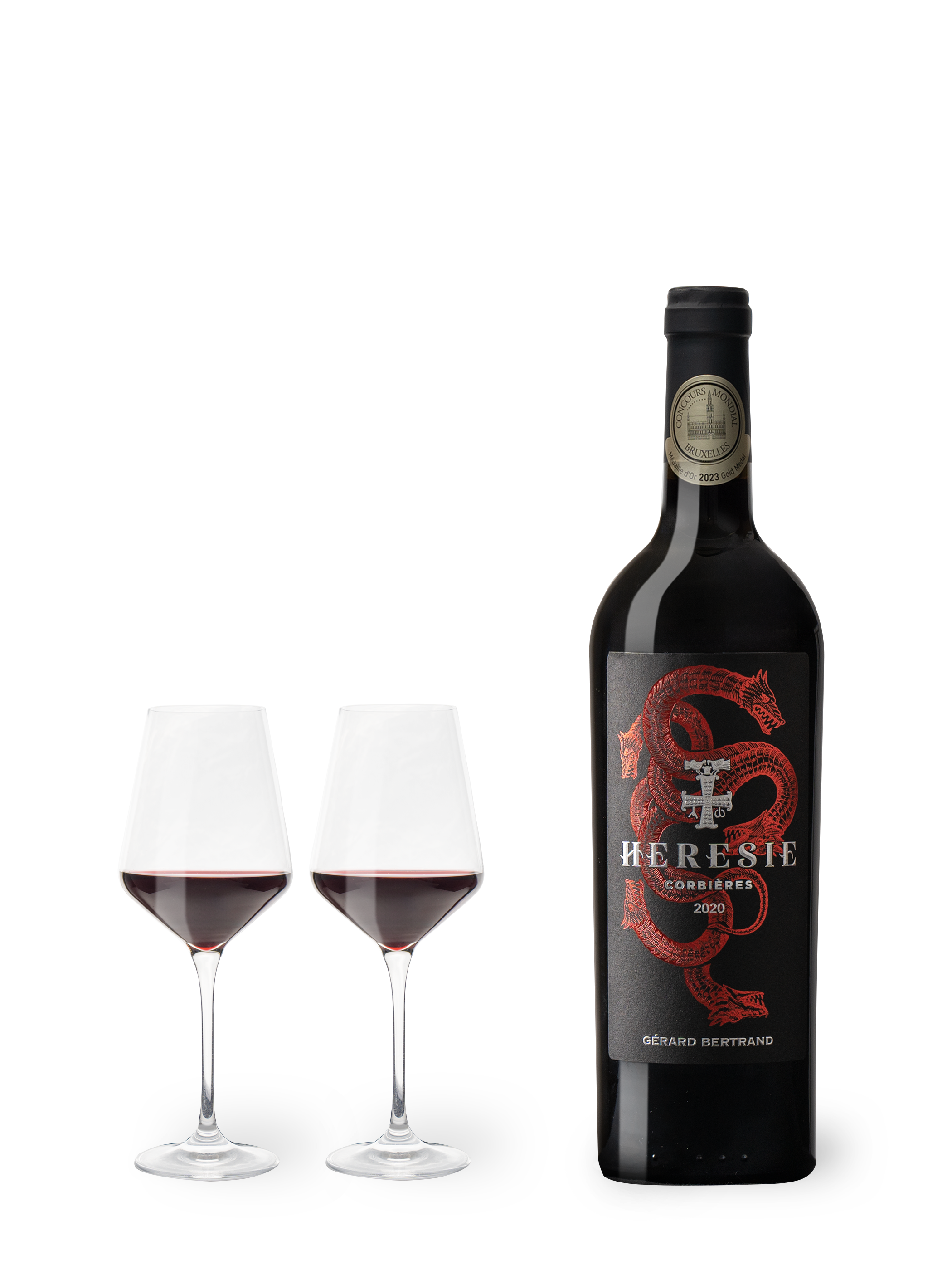Hérésie vin rouge corbières 2022 75cl - Gérard Bertrand 