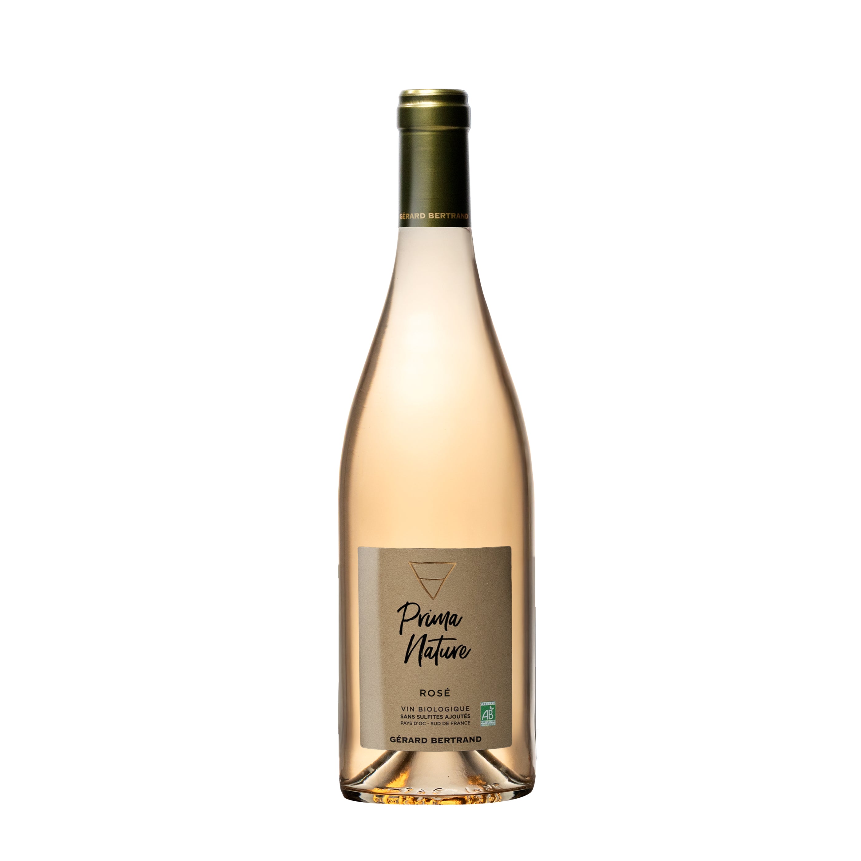 Prima Nature 2025 vin rosé 75cl bio vegan sans sulfites - Gérard Bertrand 