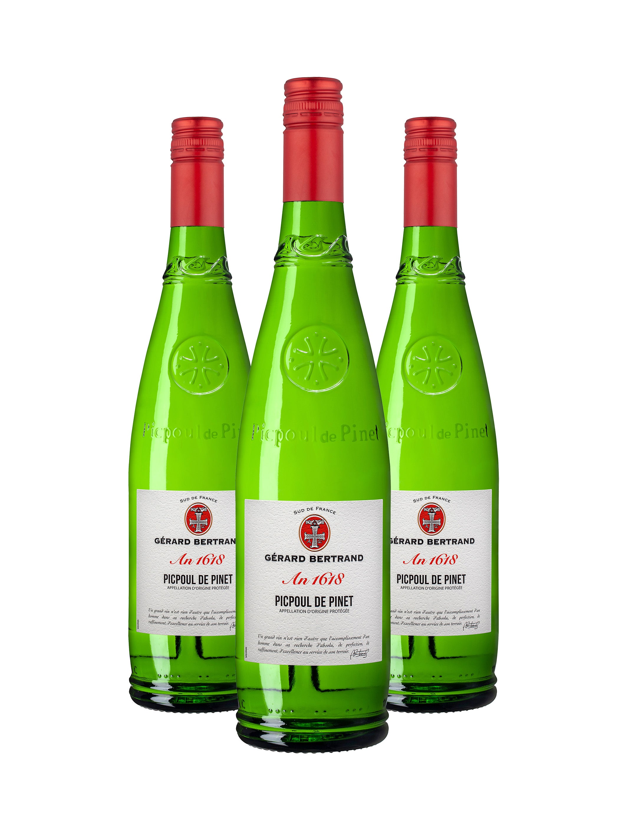 Héritage "An 1618" Picpoul de Pinet 2023 Lot 3 Bouteilles 75cl - Gérard Bertrand 