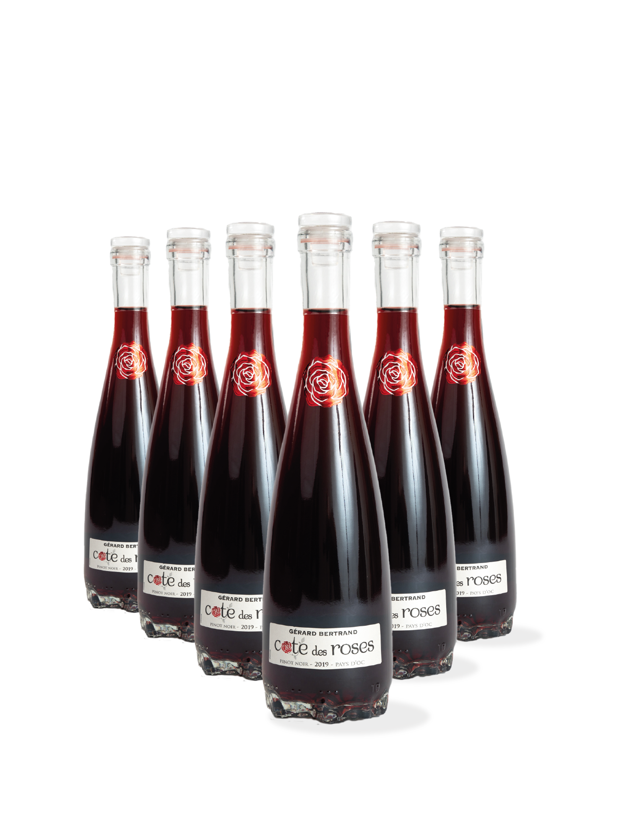 Cote des Roses Pinot noir vin rouge 6 demi bouteilles 37,5cl 2022 - Gérard Bertrand 
