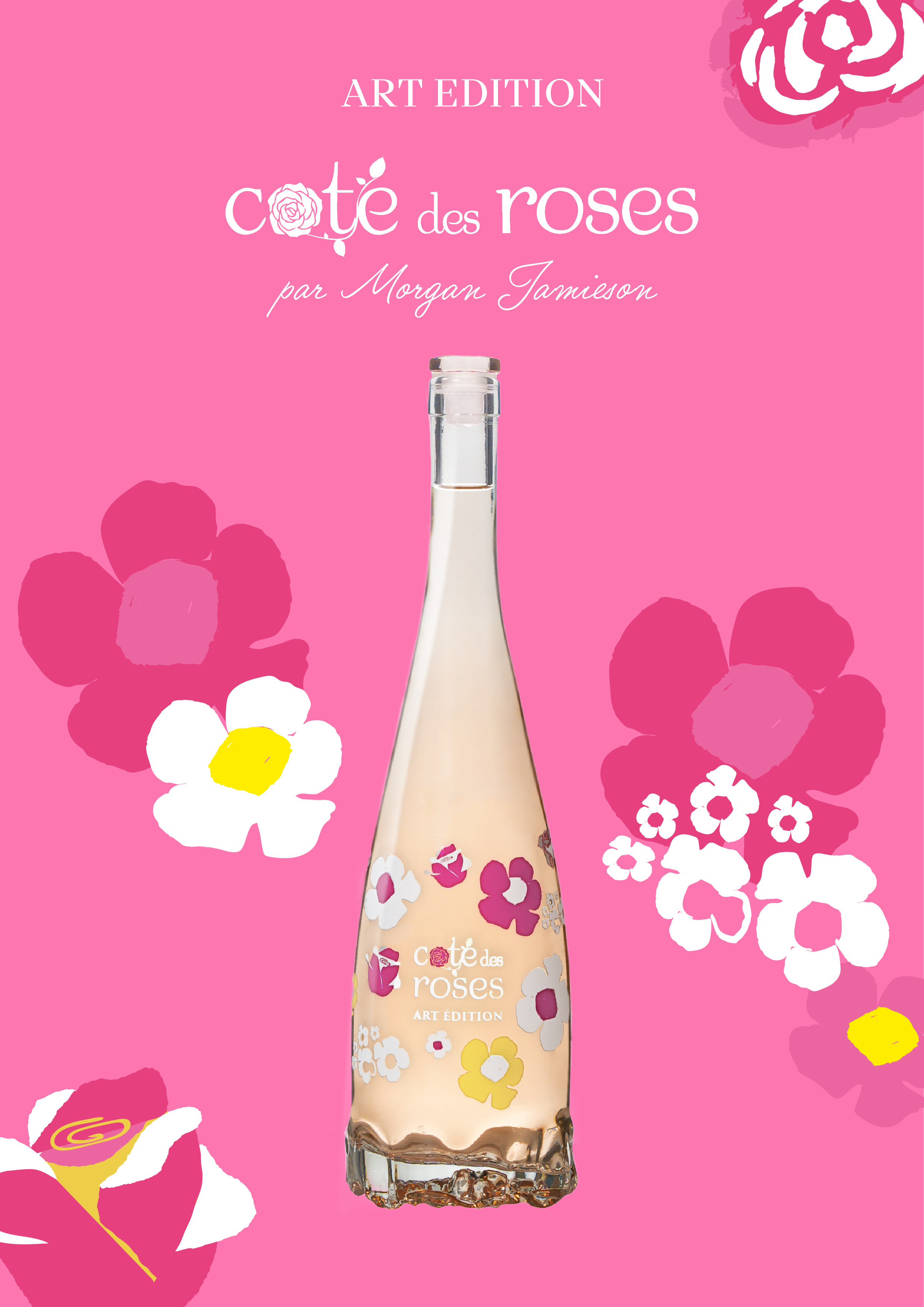 Cote des Roses Art Édition rosé 2023 Lot 6 Bouteilles 75cl - Gérard Bertrand 