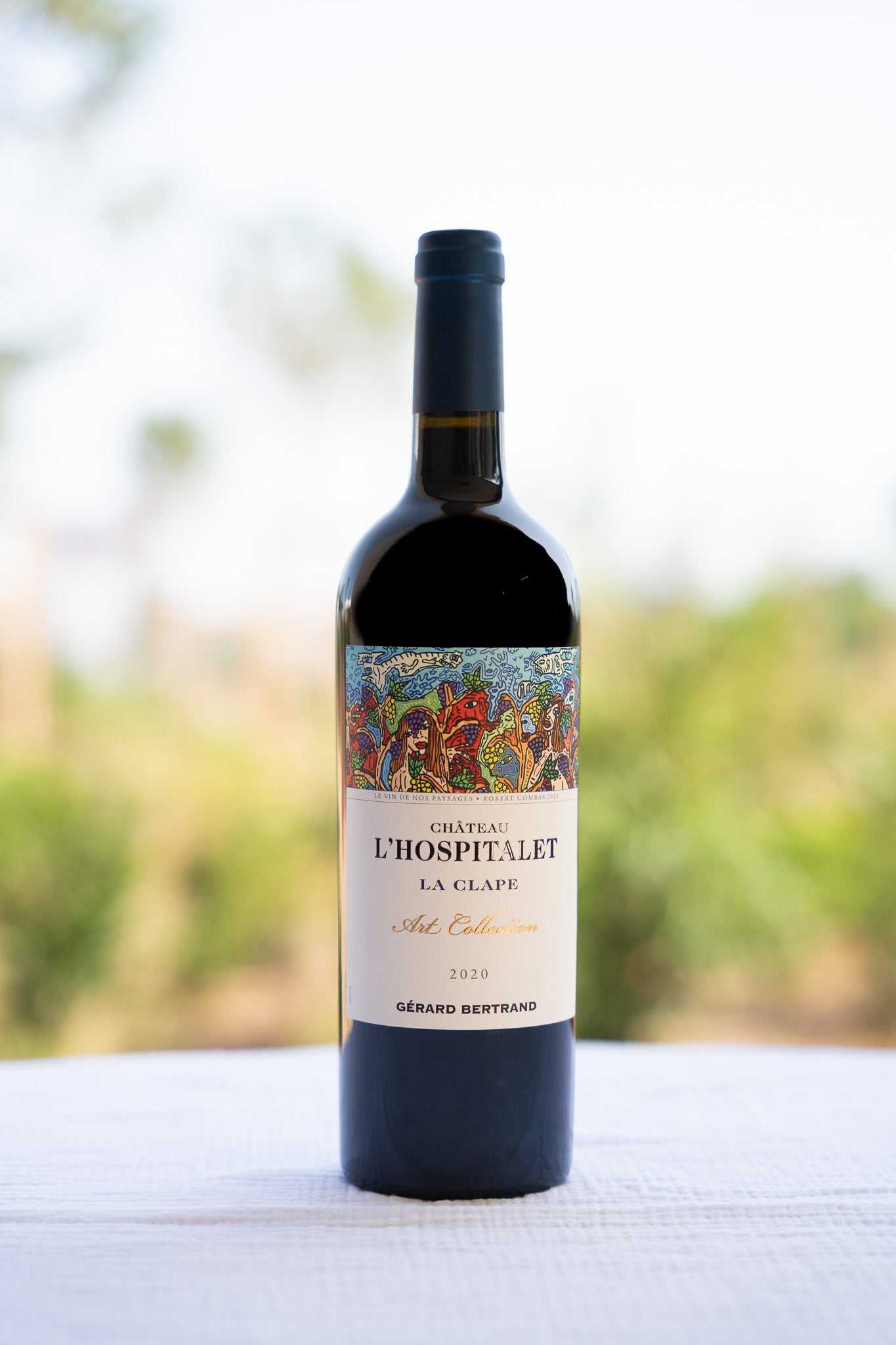 CHÂTEAU L’HOSPITALET ART COLLECTION 75cl 2020 -  « LE VIN DE NOS PAYSAGES » ROBERT COMBAS - Gérard Bertrand 