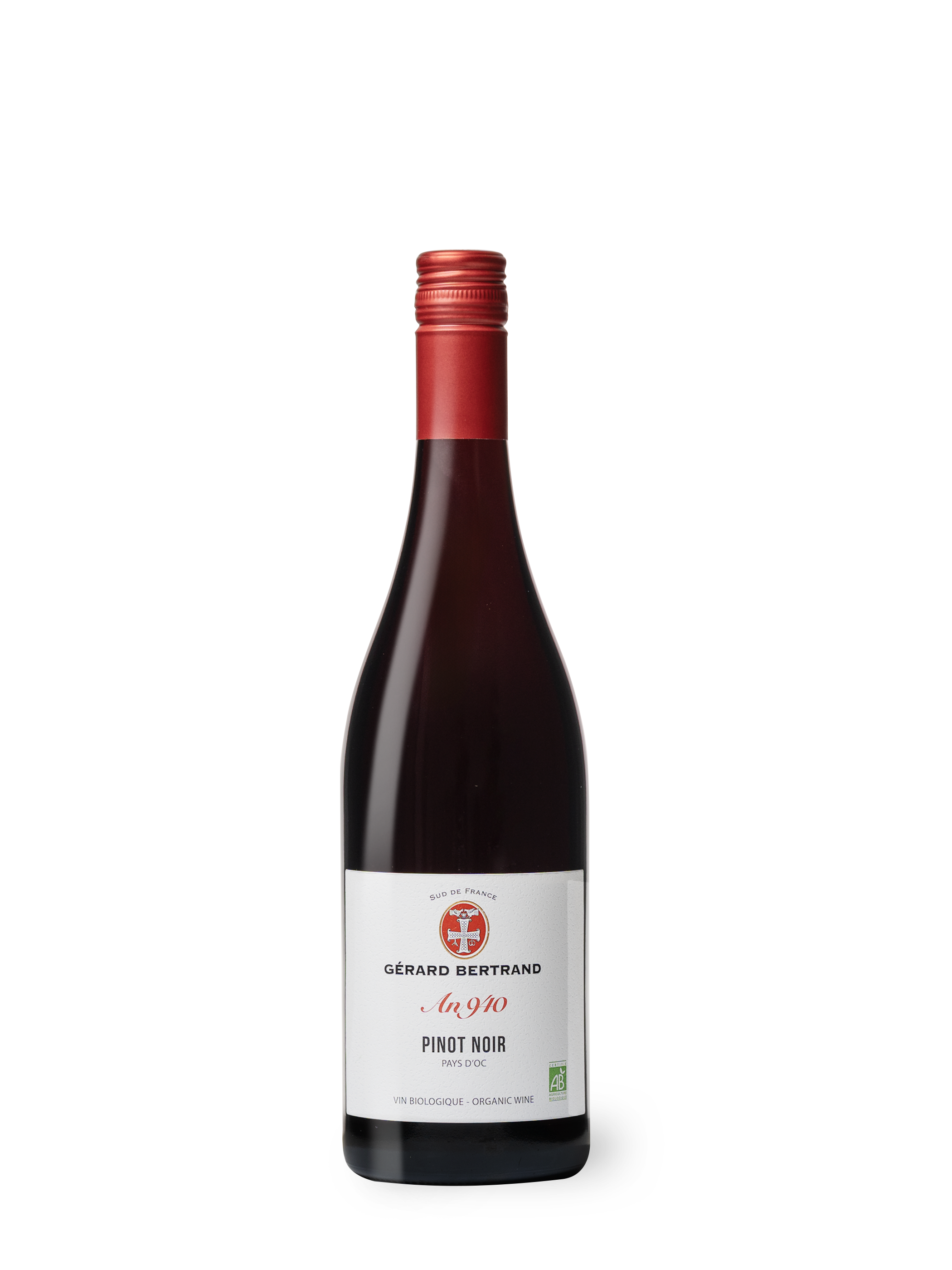 Héritage "An 940" Pinot Noir 2023 75cl Bio - Gérard Bertrand 