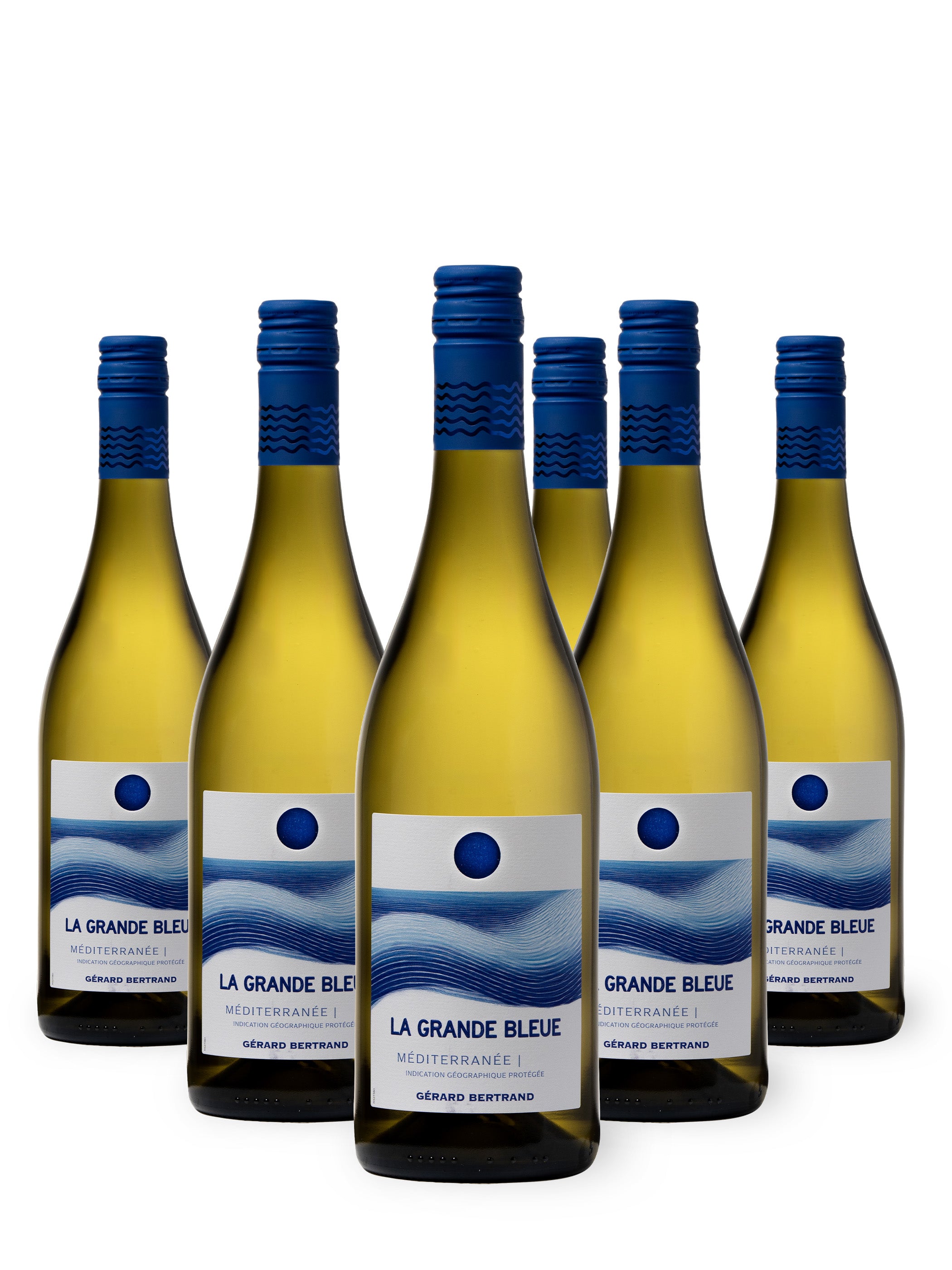 La Grande Bleue 2024 vin blanc bio Lot 6 Bouteilles 75cl - Gérard Bertrand 