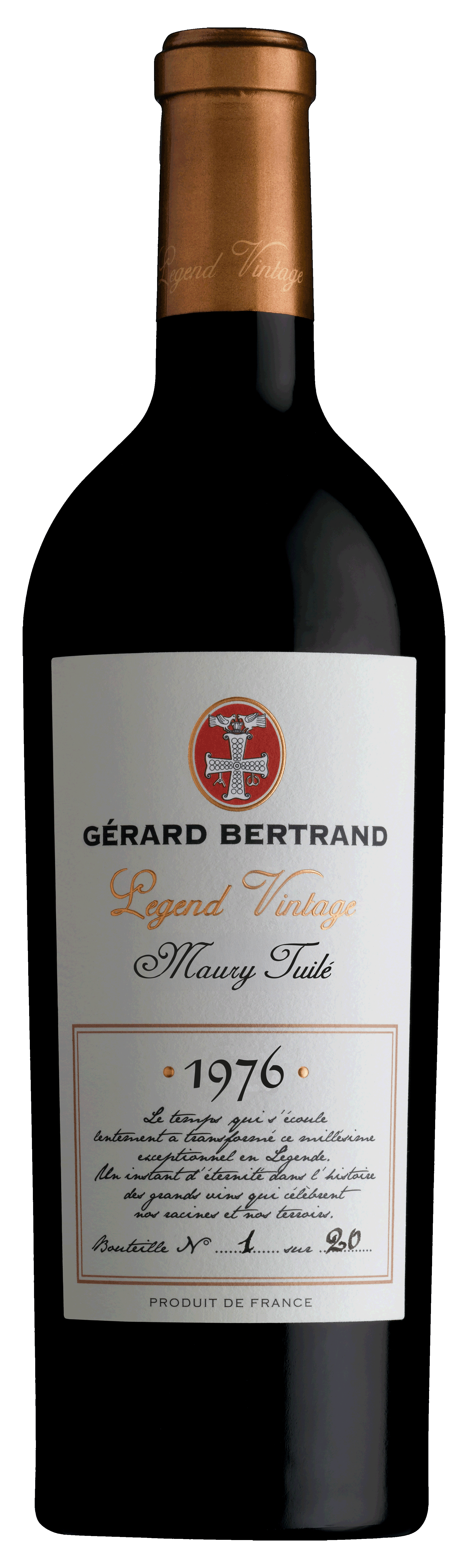 Legend Vintage Vins Doux Naturels 1976 Maury 75cl - Gérard Bertrand 