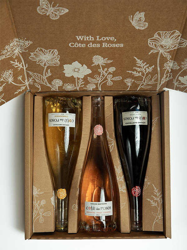 Coffret Cote des Roses rosé, Rouge léger et Sauvignon Blanc - Gérard Bertrand 