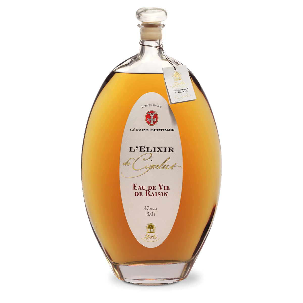 L'Elixir de Cigalus 3L et sa caisse en bois - Gérard Bertrand 