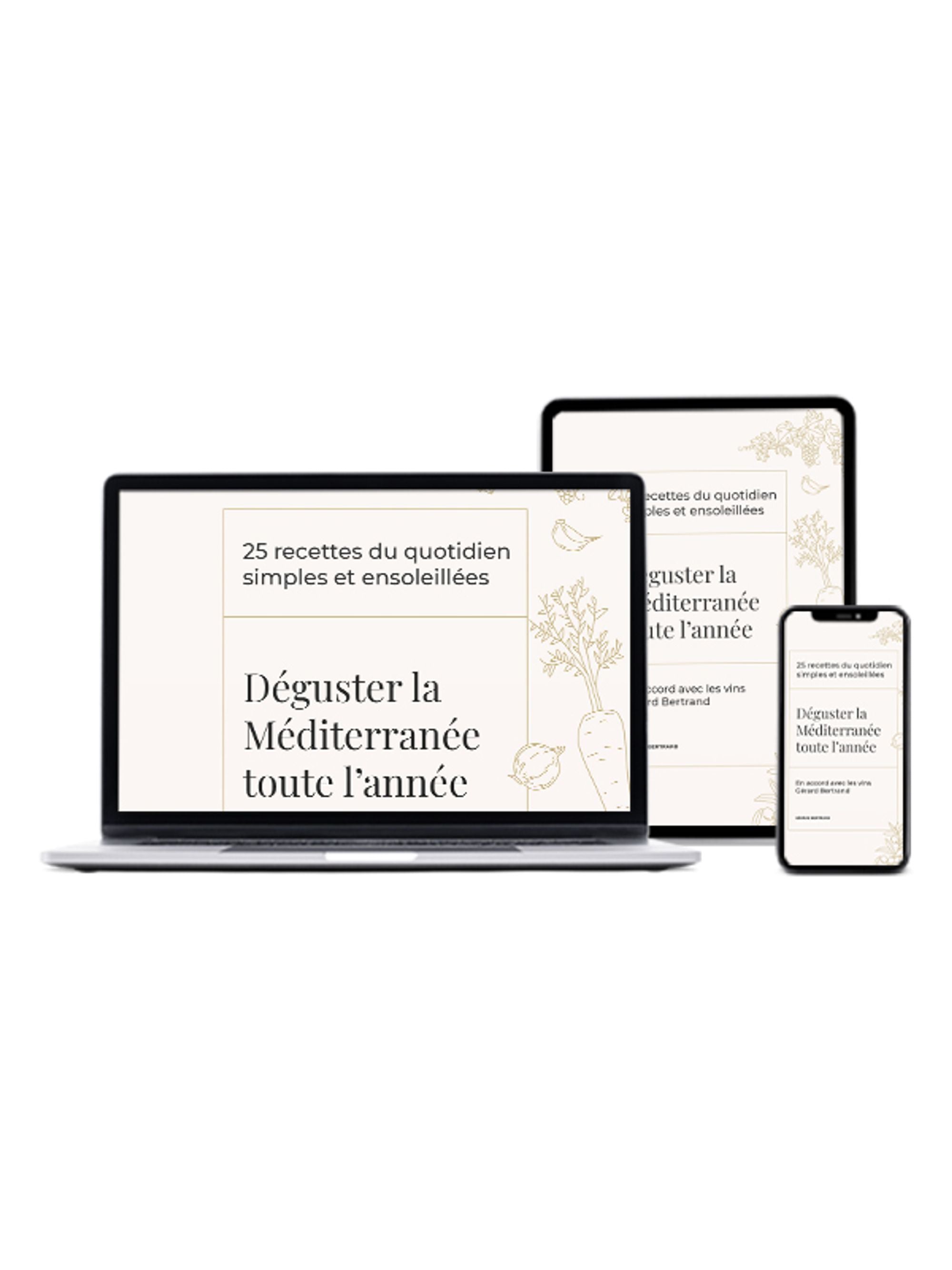 Le parfait ebook recettes du repas méditerranéen - Gérard Bertrand 