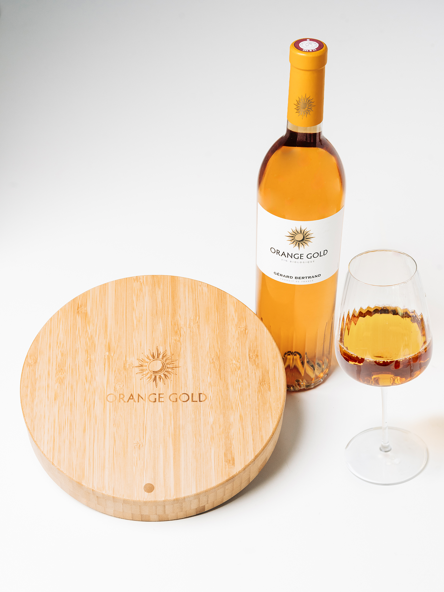 Plateau de fromage et Orange Gold - Gérard Bertrand 