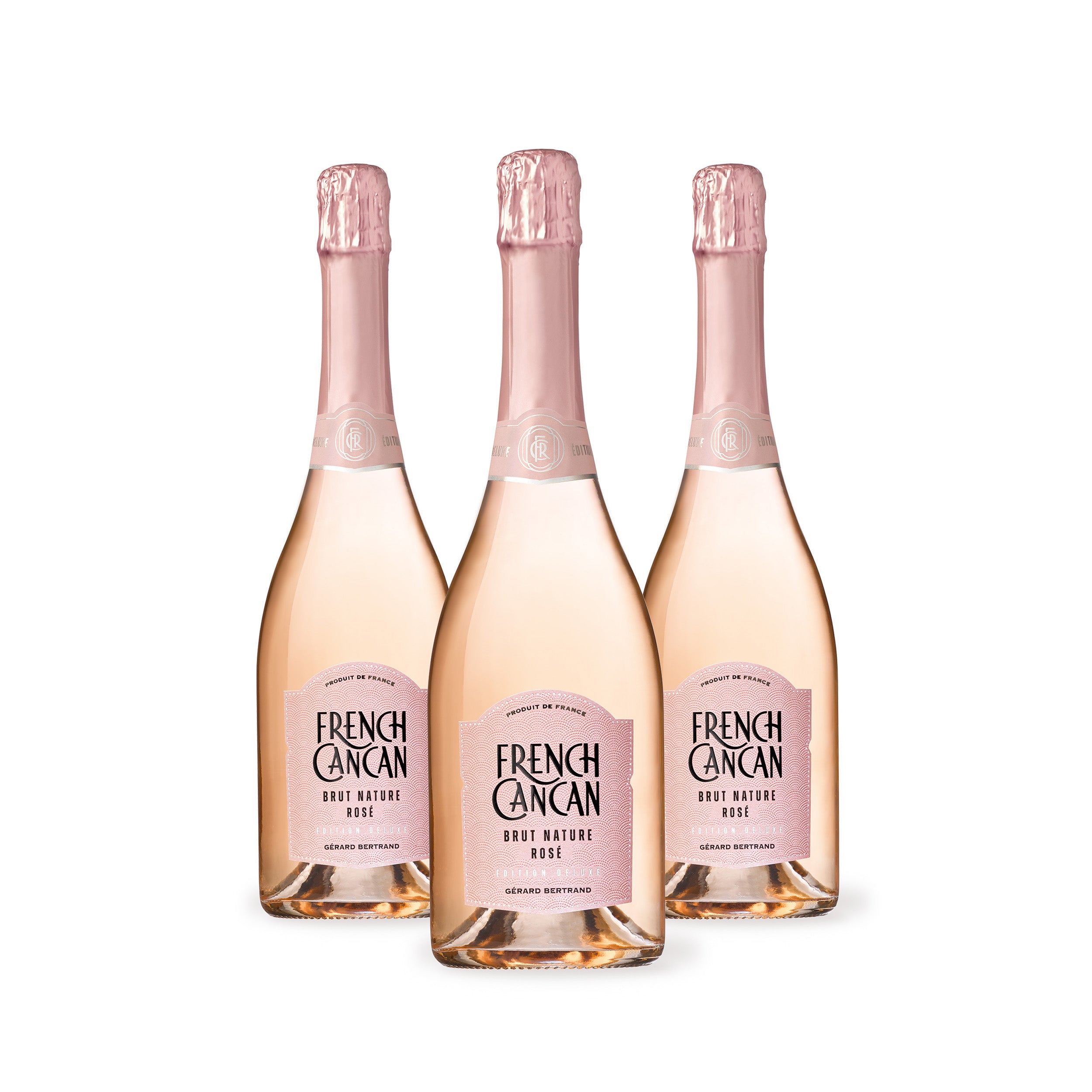 French Cancan Brut Rosé Bio Lot 3 Bouteilles 75cl - Gérard Bertrand 