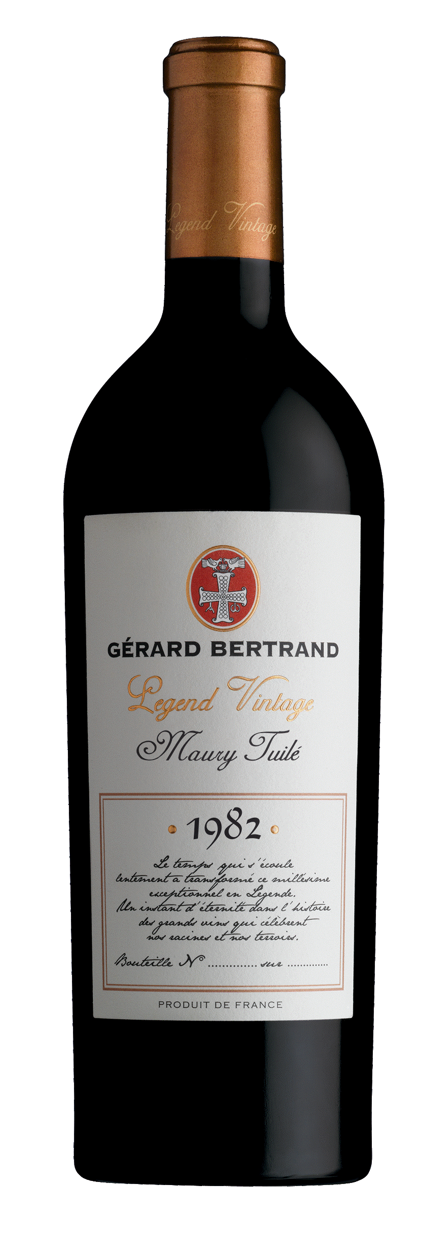 Legend Vintage Vins Doux Naturels 1982 Maury 75cl - Gérard Bertrand 