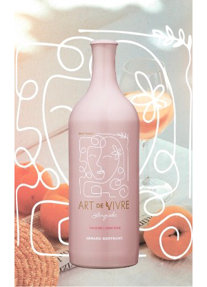 Art de Vivre vin rosé AOP Languedoc lot 6 bouteilles 75cl - Gérard Bertrand 
