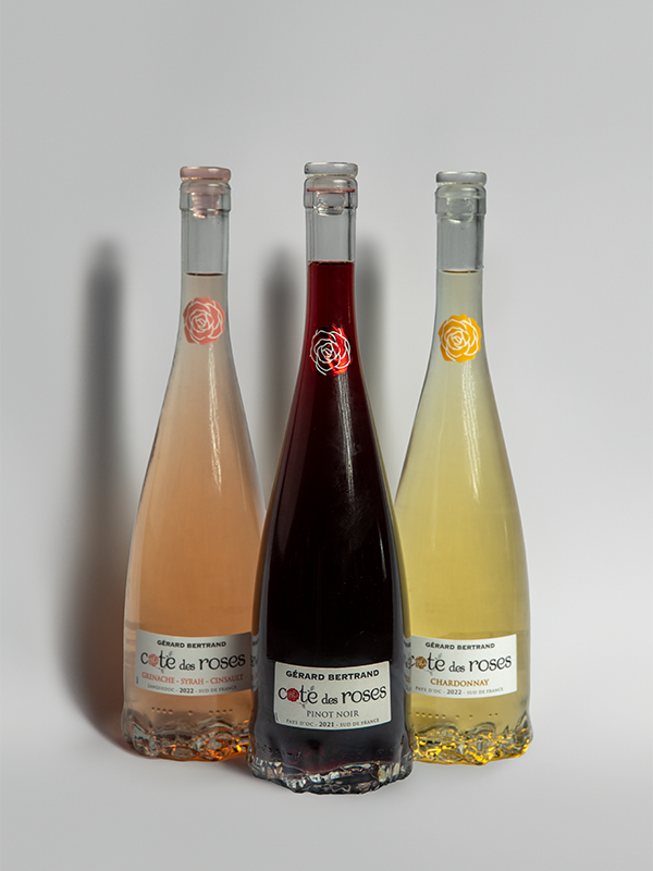 Coffret Cote des Roses rosé, Rouge léger et Sauvignon Blanc - Gérard Bertrand 