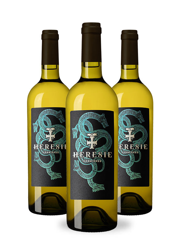 Hérésie vin blanc corbières 2023 Lot 3 Bouteilles 75cl - Gérard Bertrand 
