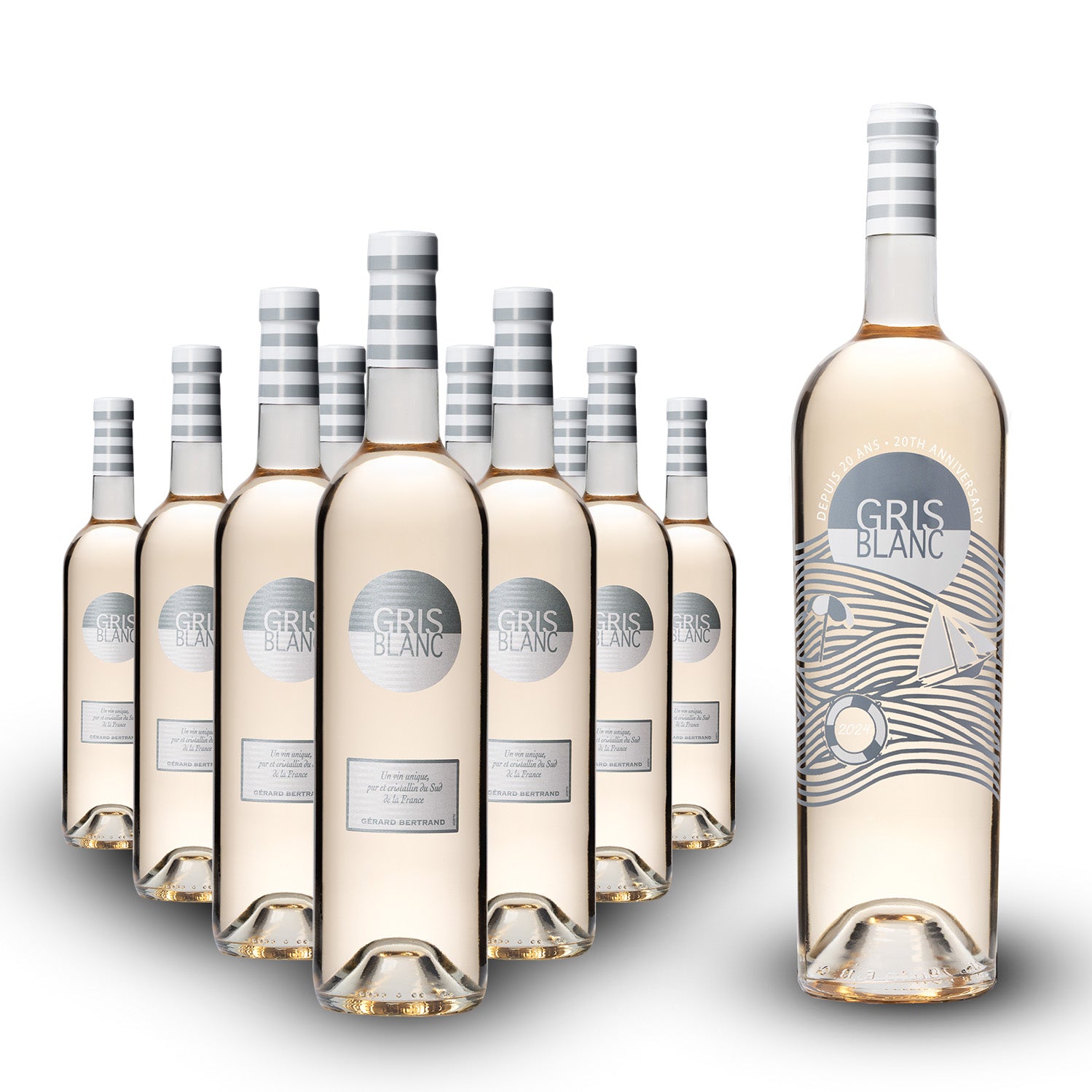 Offre Spéciale 12 bouteilles Gris Blanc 2024 et Magnum 20 ans Offert - Gérard Bertrand 