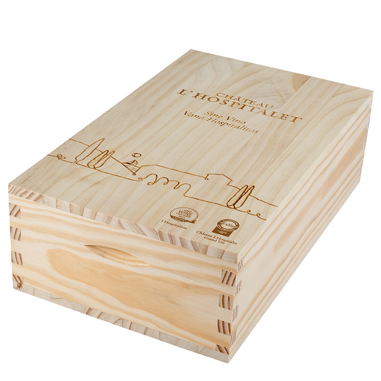 Coffret Château l'Hospitalet Meilleur Vin du Monde - Gérard Bertrand 