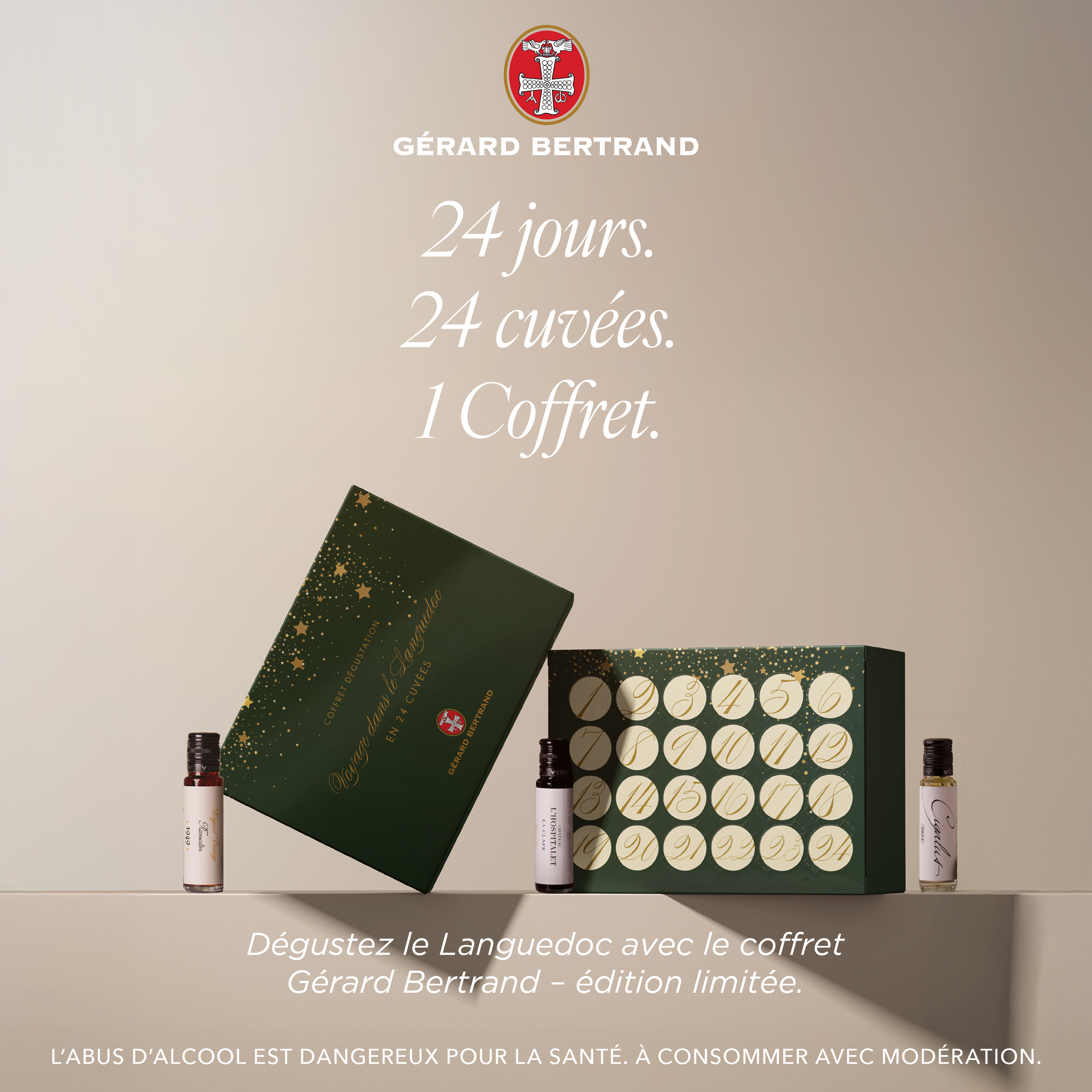 Coffret Dégustation 24 Cuvées – Gérard Bertrand